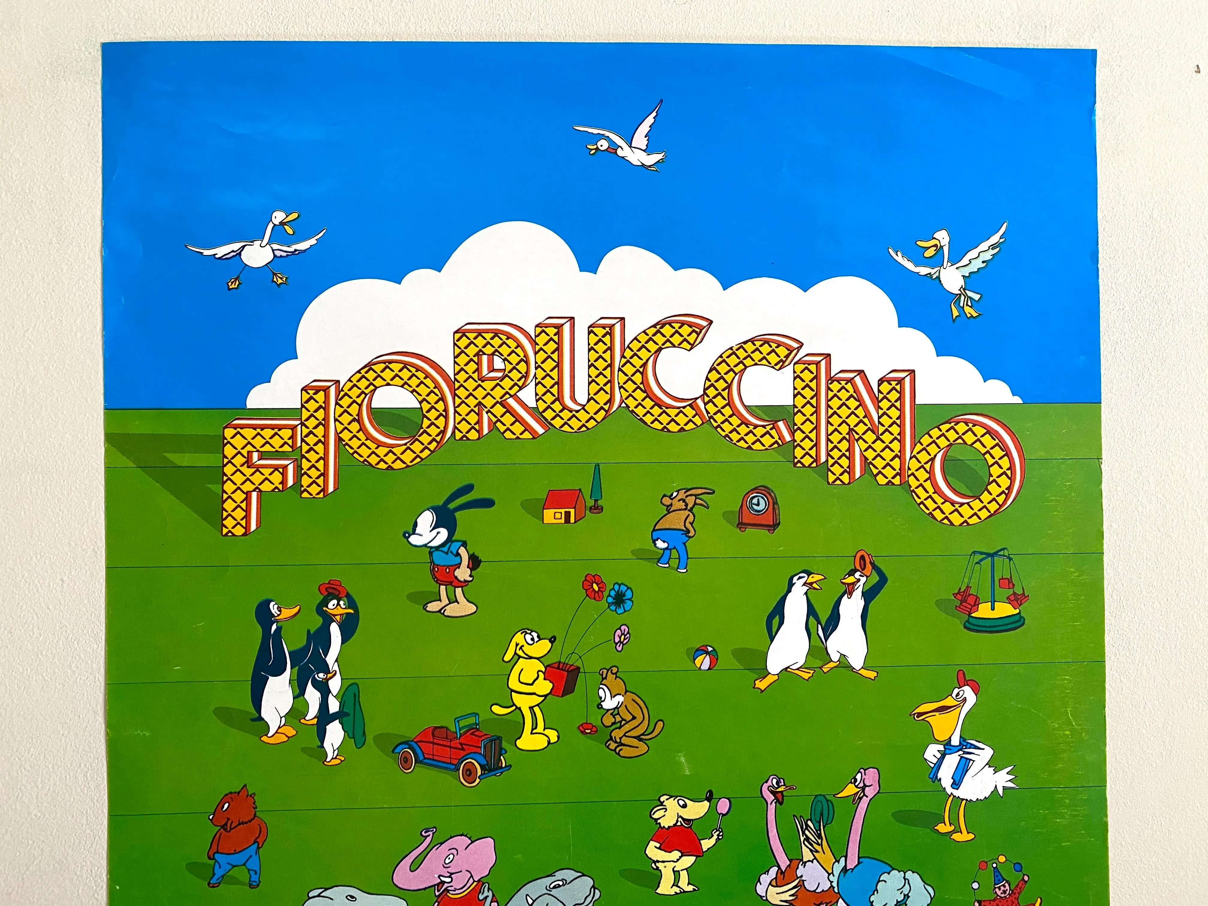 Fiorucci Vintage 1978 New Wave Italian Fashion Pop Art Poster