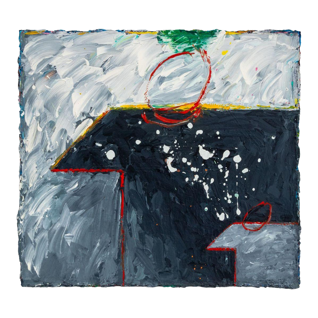 Elfi Schuselka Abstract Composition Oil on Canvas