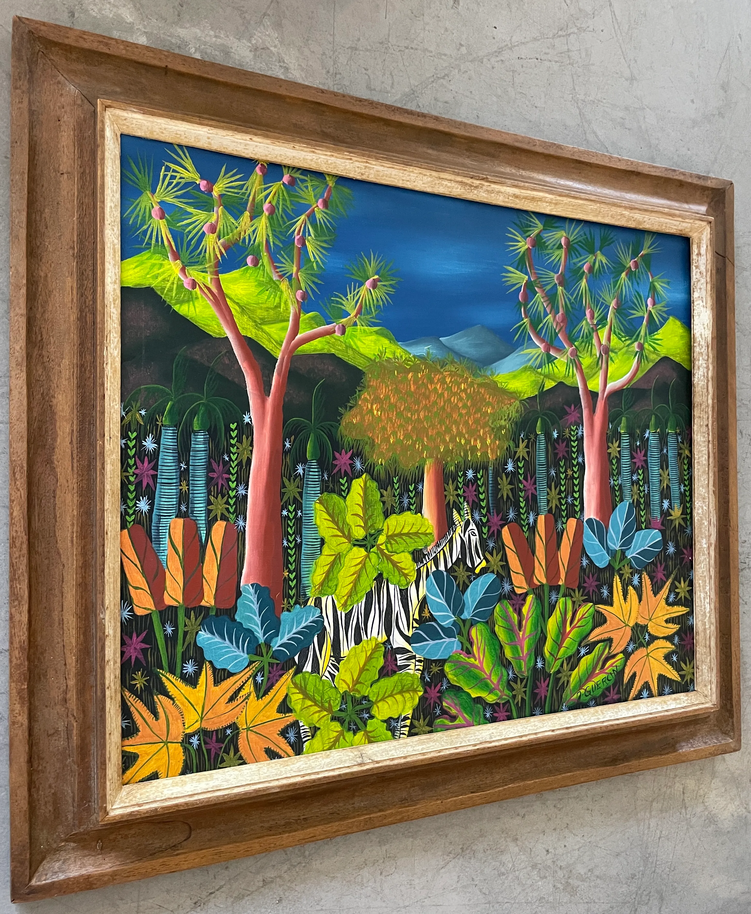 Haitian Painters
ジェラルド・アレクシス Signed-Haitian-Painting-