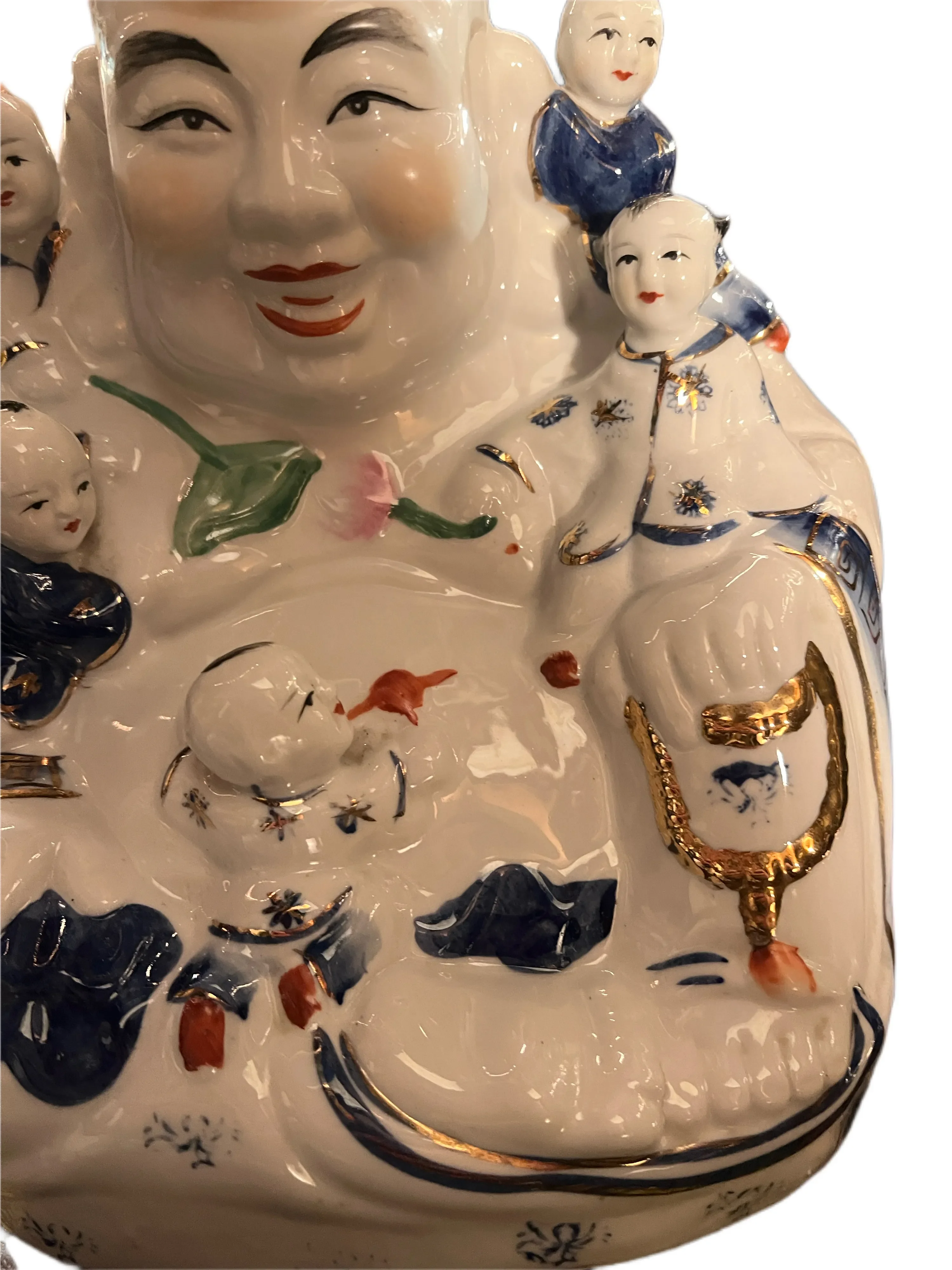Antique Chinese Famille Rose Porcelain Fertility Buddha With Children  Statue is available for purchase on au PAY Market - Imported Goods Online  Store Co.Ltd. | au PAY Market - Online Shopping Site