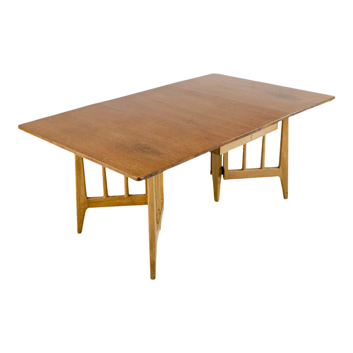 Mid century shop table with leaf