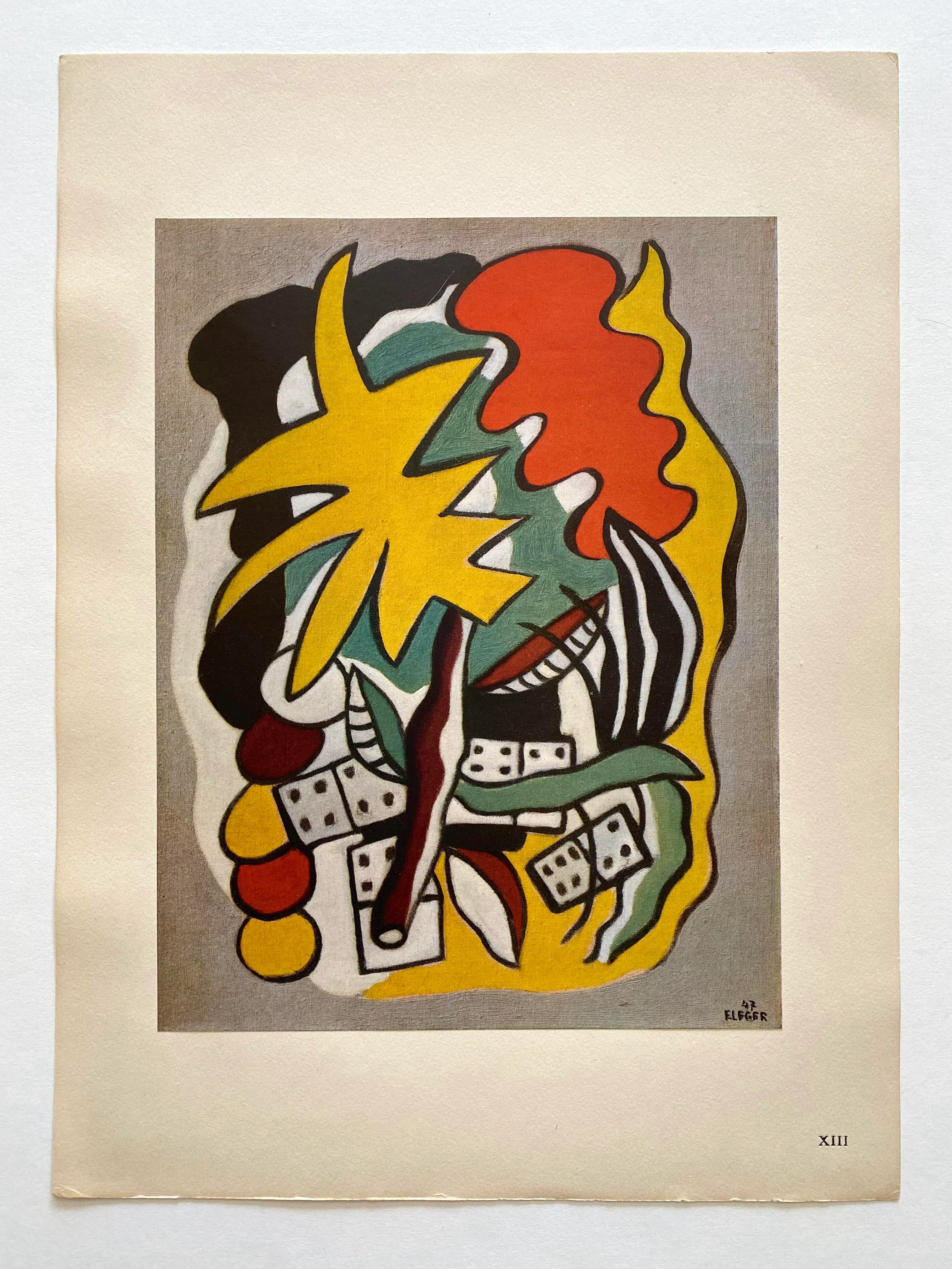Fernand Leger、COMPOSITION AUX DOMINOS FERNAND LÉGER (1881-1955), Composition aux dominos | Christie's