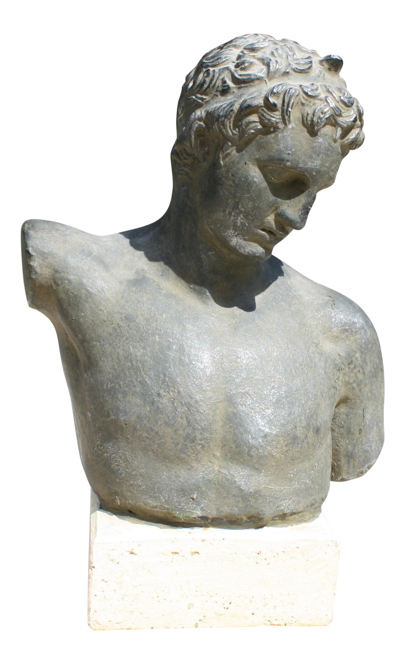 Vintage Greek Male Bust Chairish