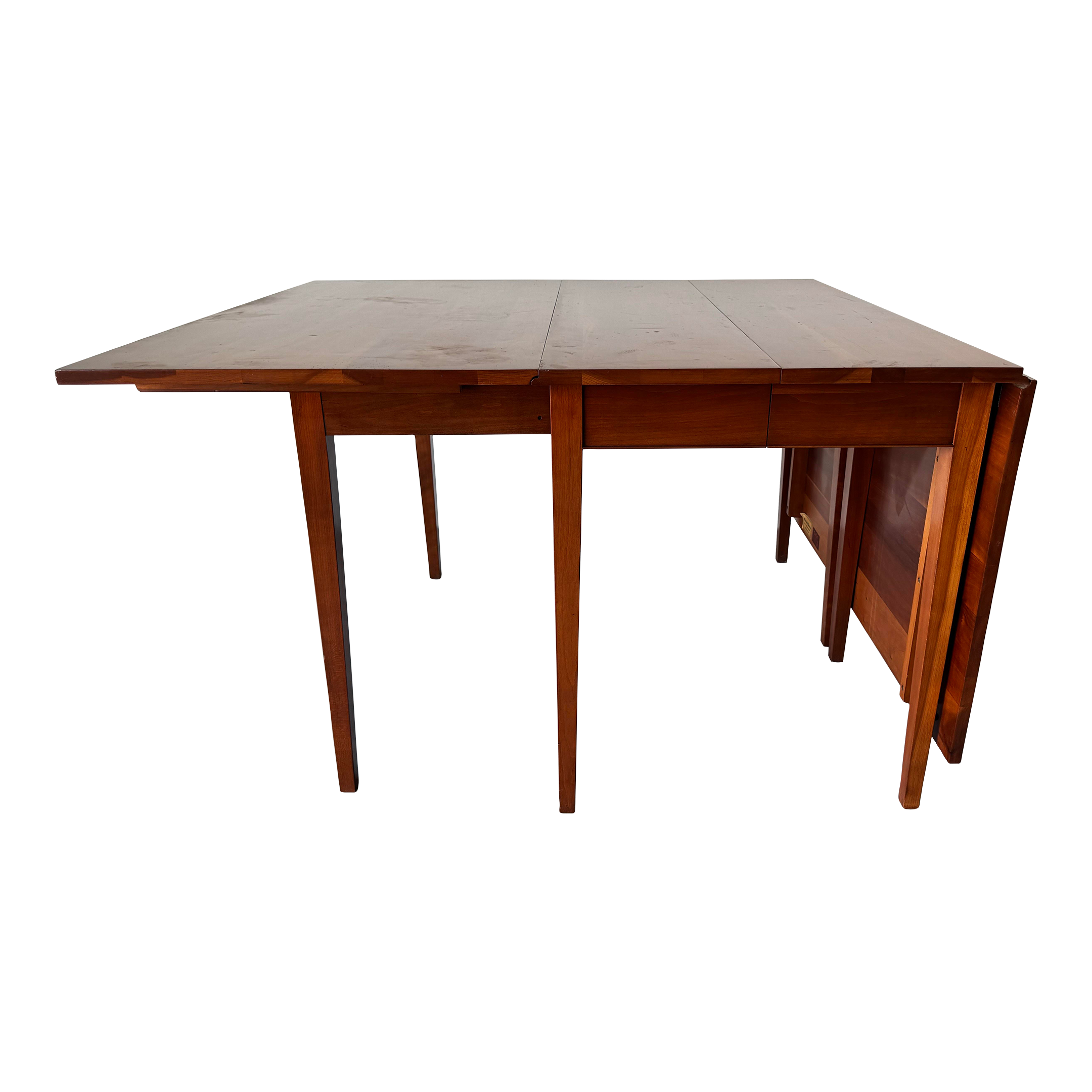 Vintage Henkel Harris Williamsburg-Style Solid Cherry Drop Leaf