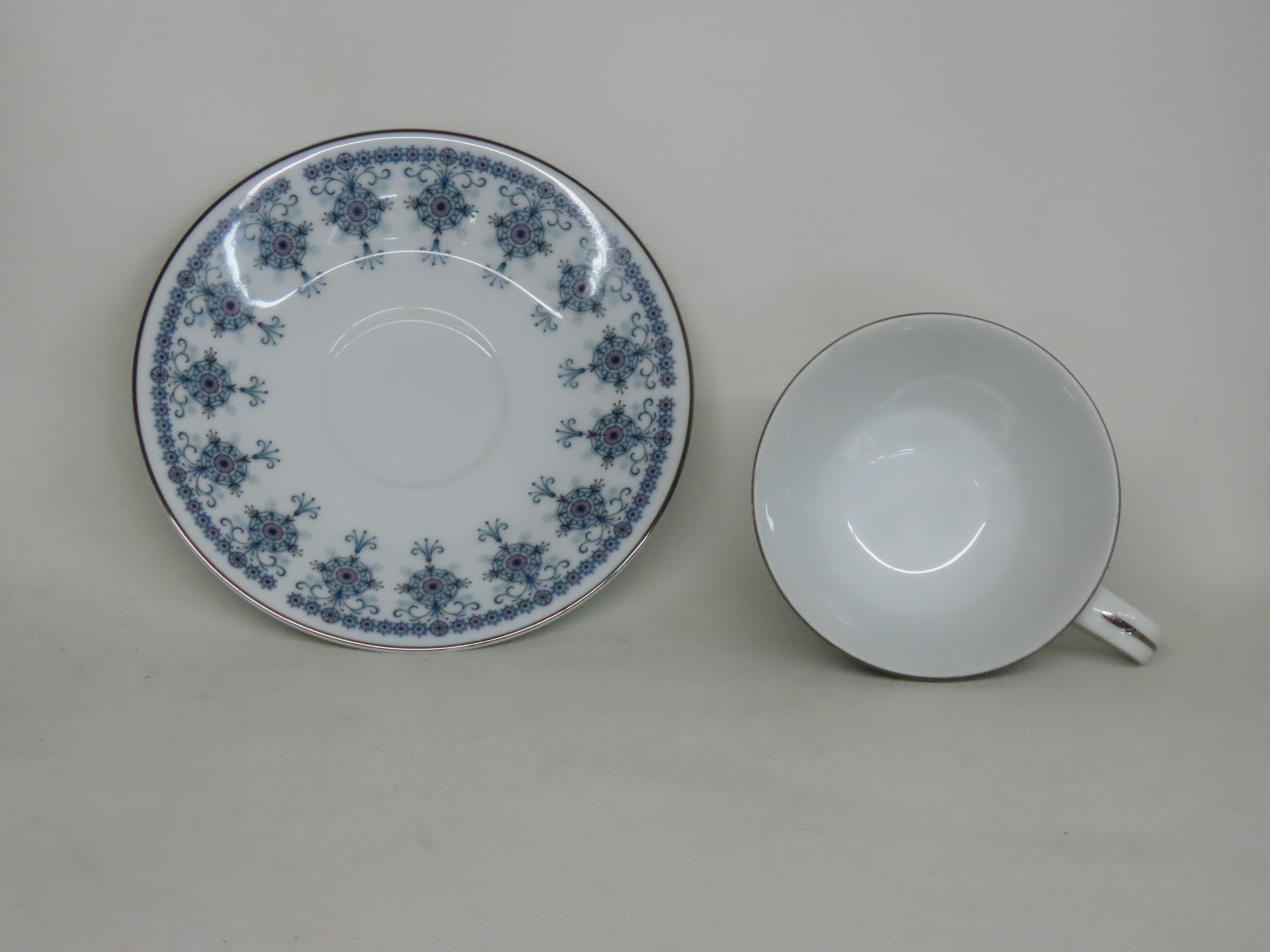 Noritake Nippon Toki Kaisha Japan Bone China Tea Cup and Saucer