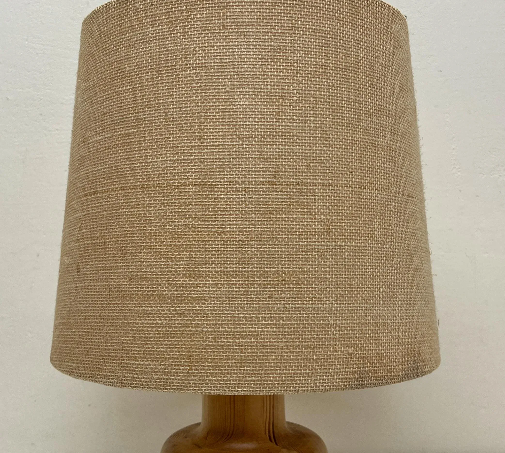 Mid-Century Table Lamp in Pine Wood by Bestform, 1960s