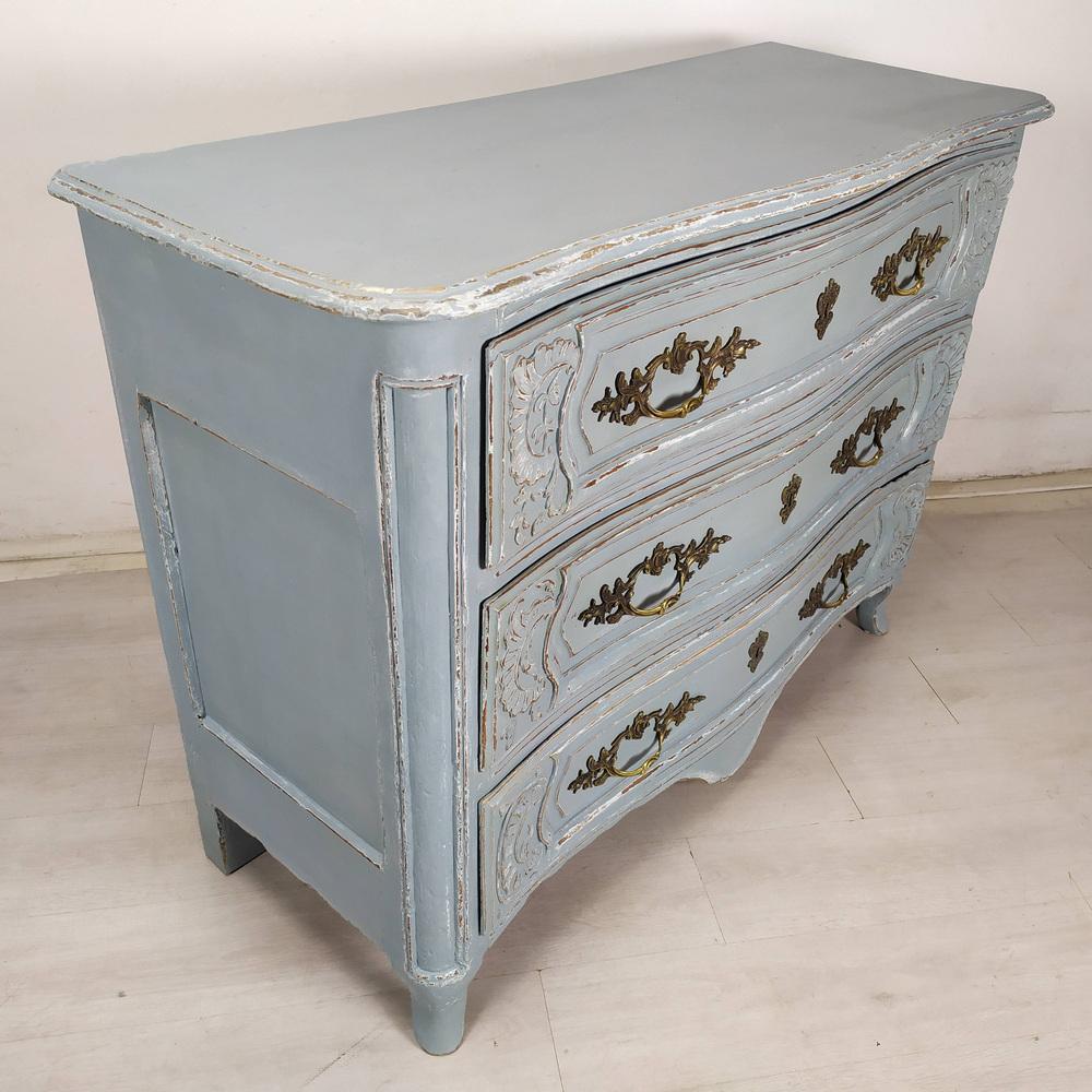 gray blue dresser Henley Scalloped Edge 6 Drawer Wide Dresser, Blue Spruce - daals