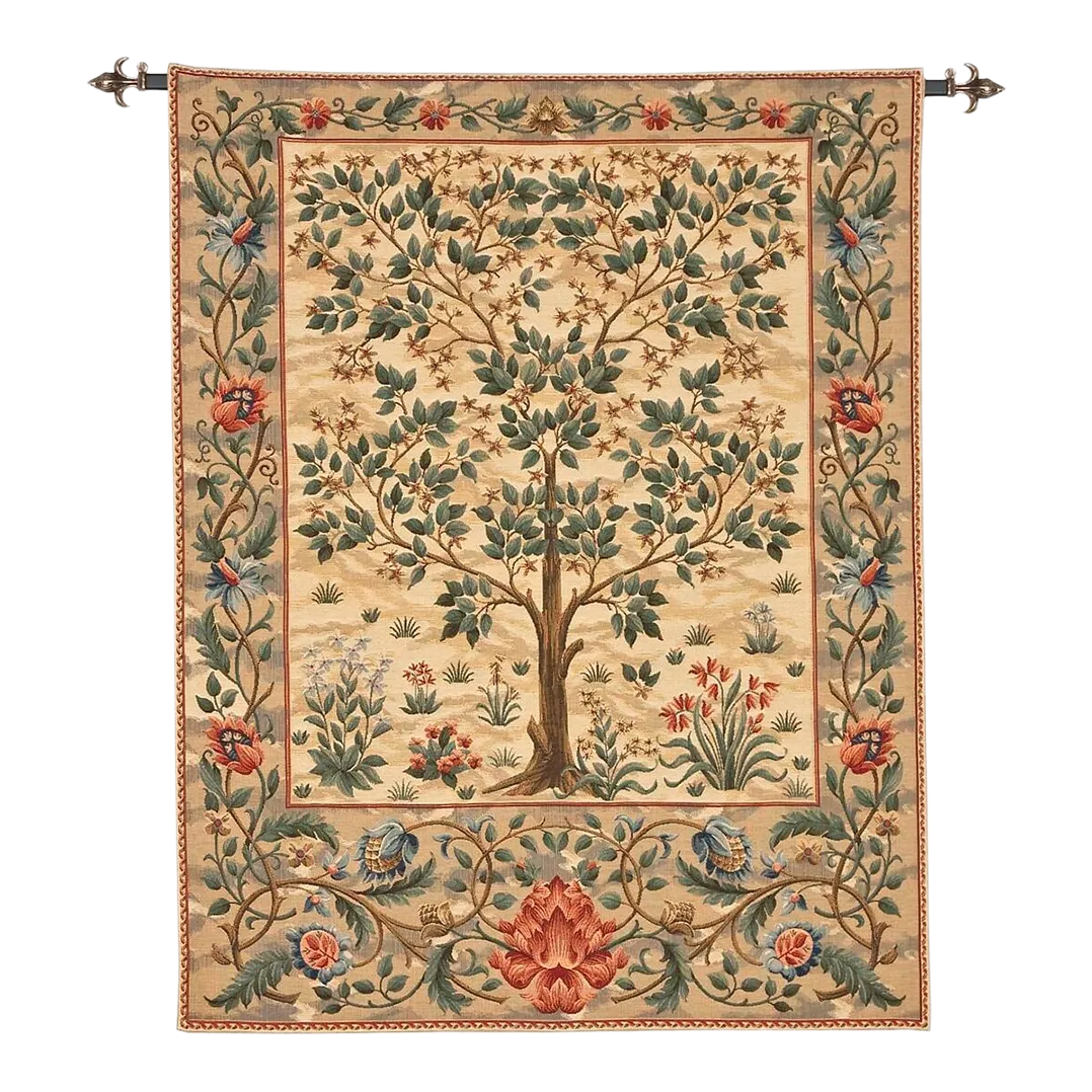 Tree of Life Light Loom Woven Tapestry Requires Rod Size 4 Chairish