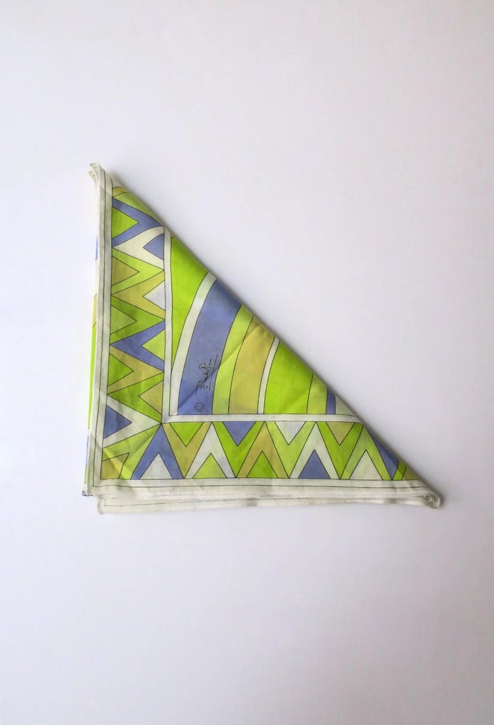 Emilio‎ pucci head/purse scarf Emilio Pucci Scarf Neck, Head or Handbag | Chairish main image 3