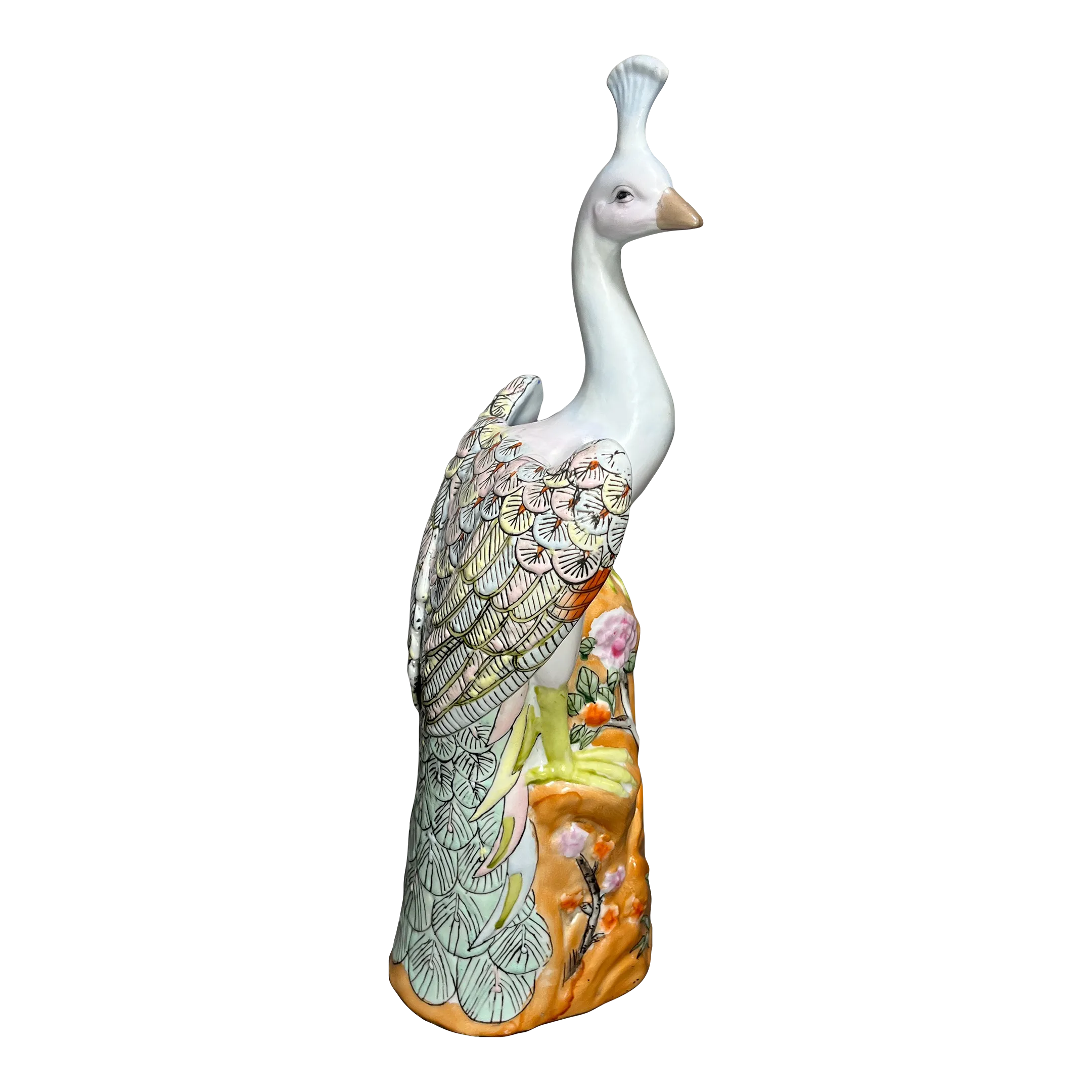 福ちゃん アメリカ合衆国 20世紀の コレクション Early 20th Century Chinese Export Famille Rose Peacock Figurine
