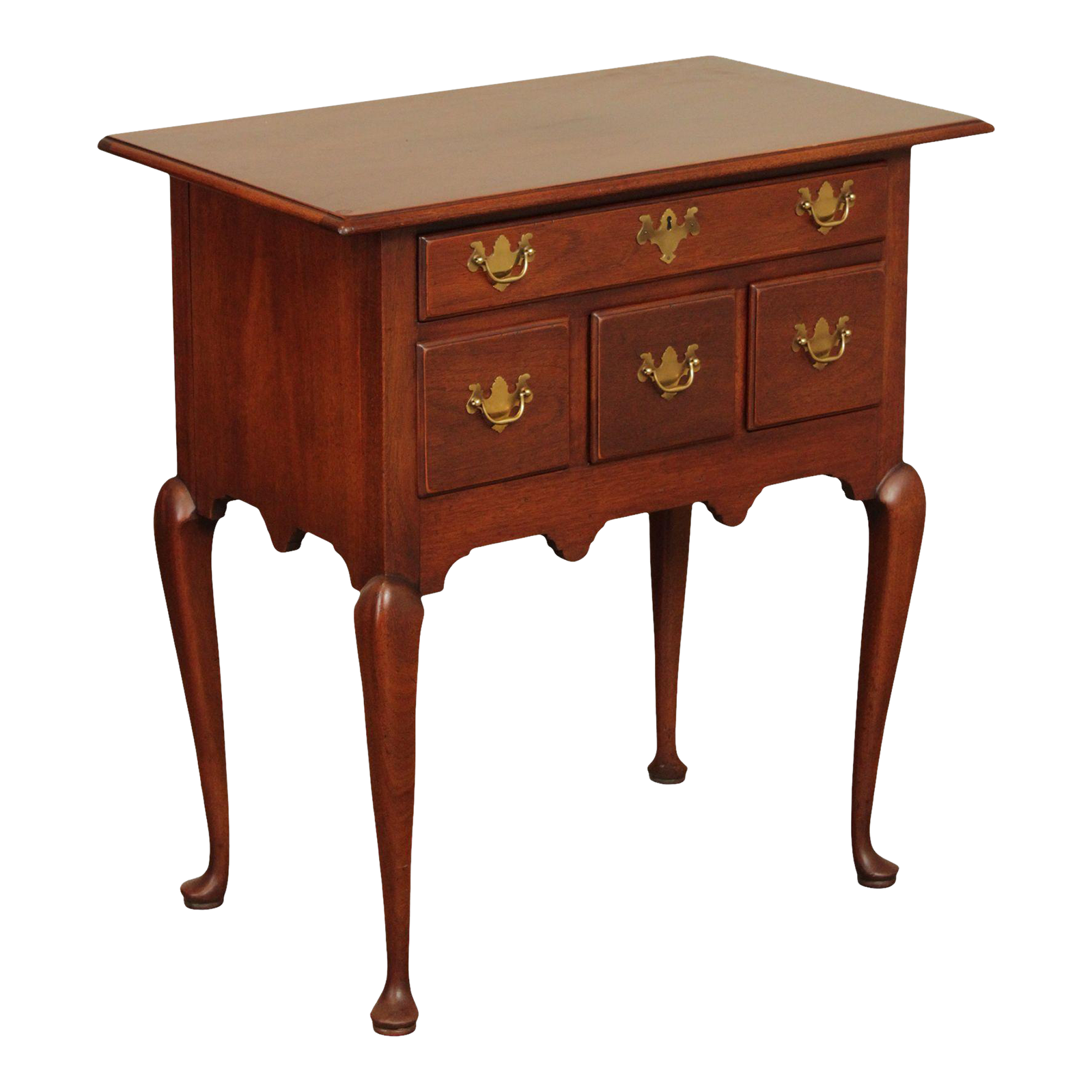 Hickory Chair Queen Anne Style Mahogany Lowboy Chairish
