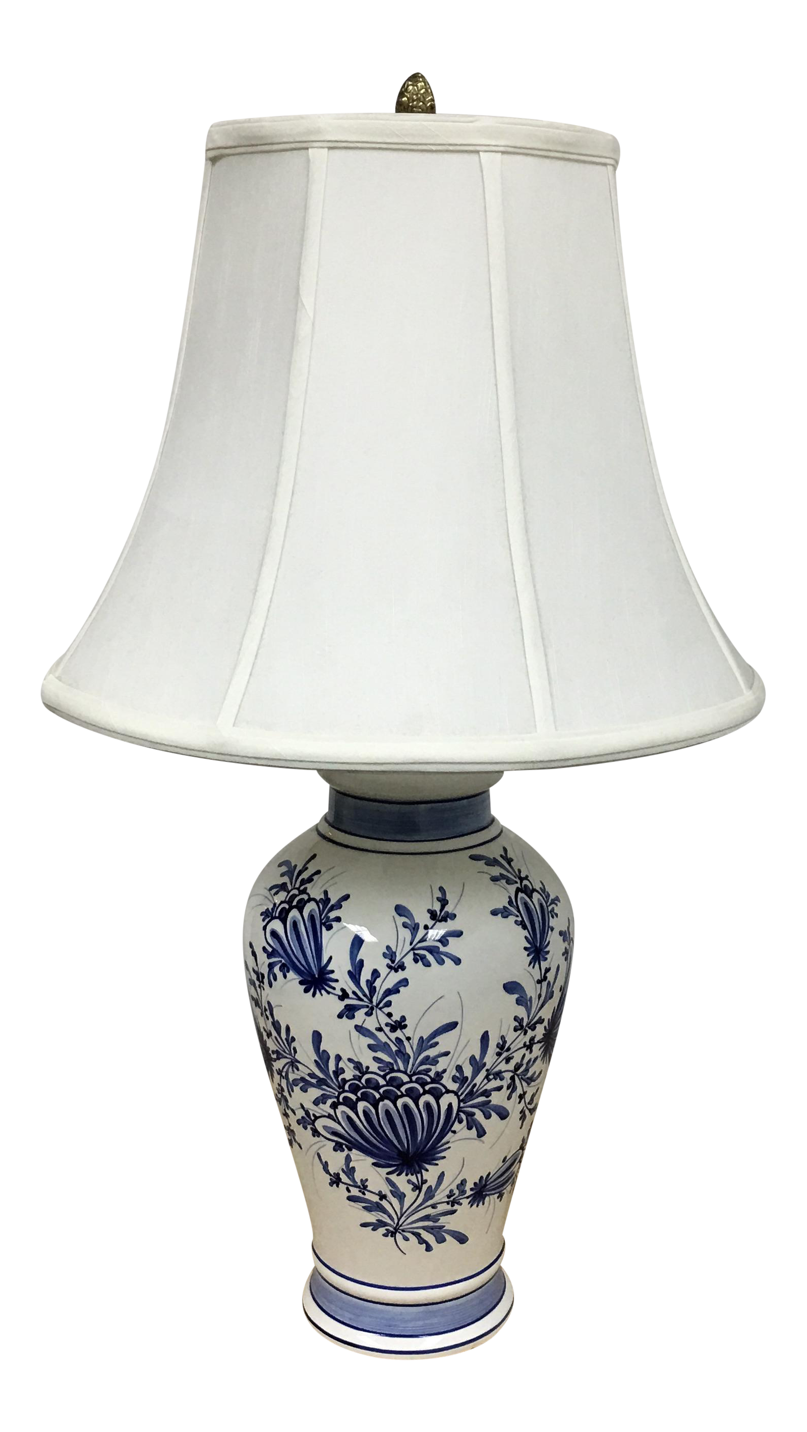 Eximious of London Blue & White Hand Painted Table Lamp Chairish