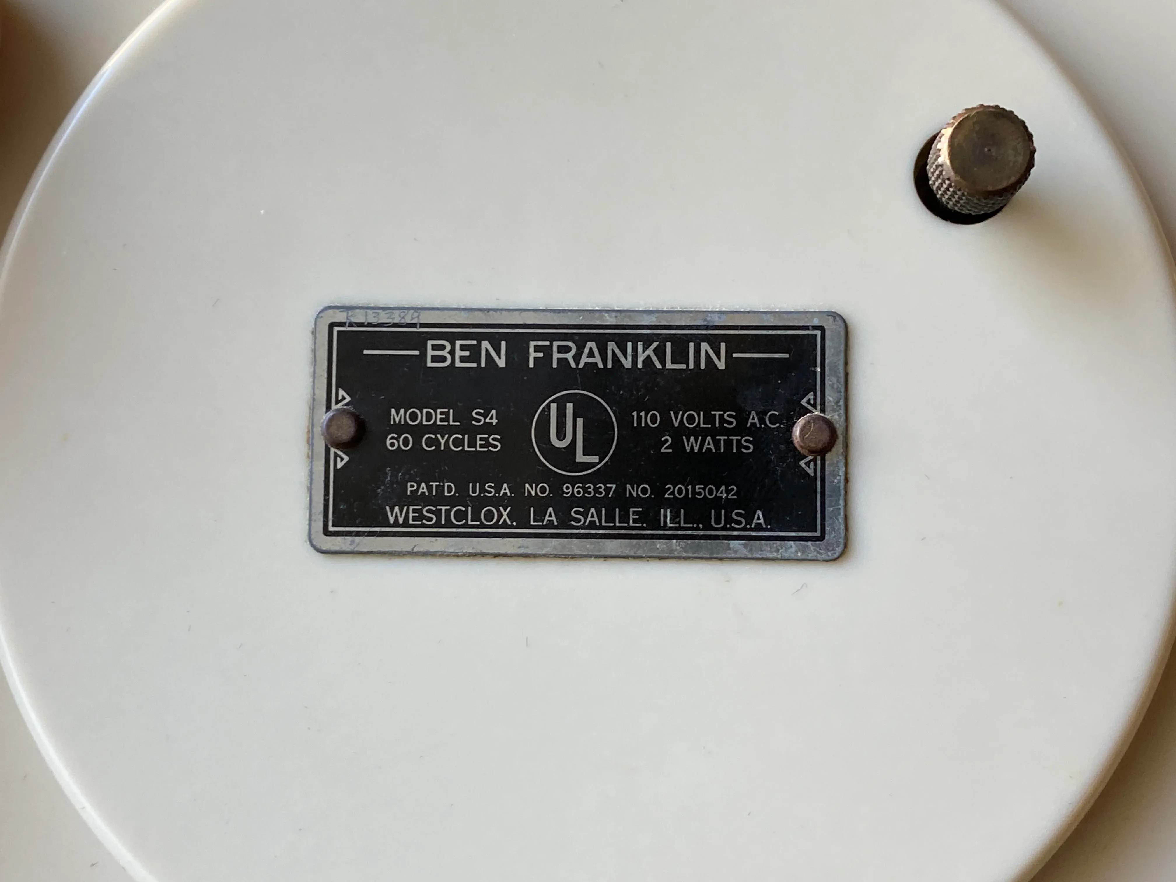 1930s Westclox Art Deco Model 