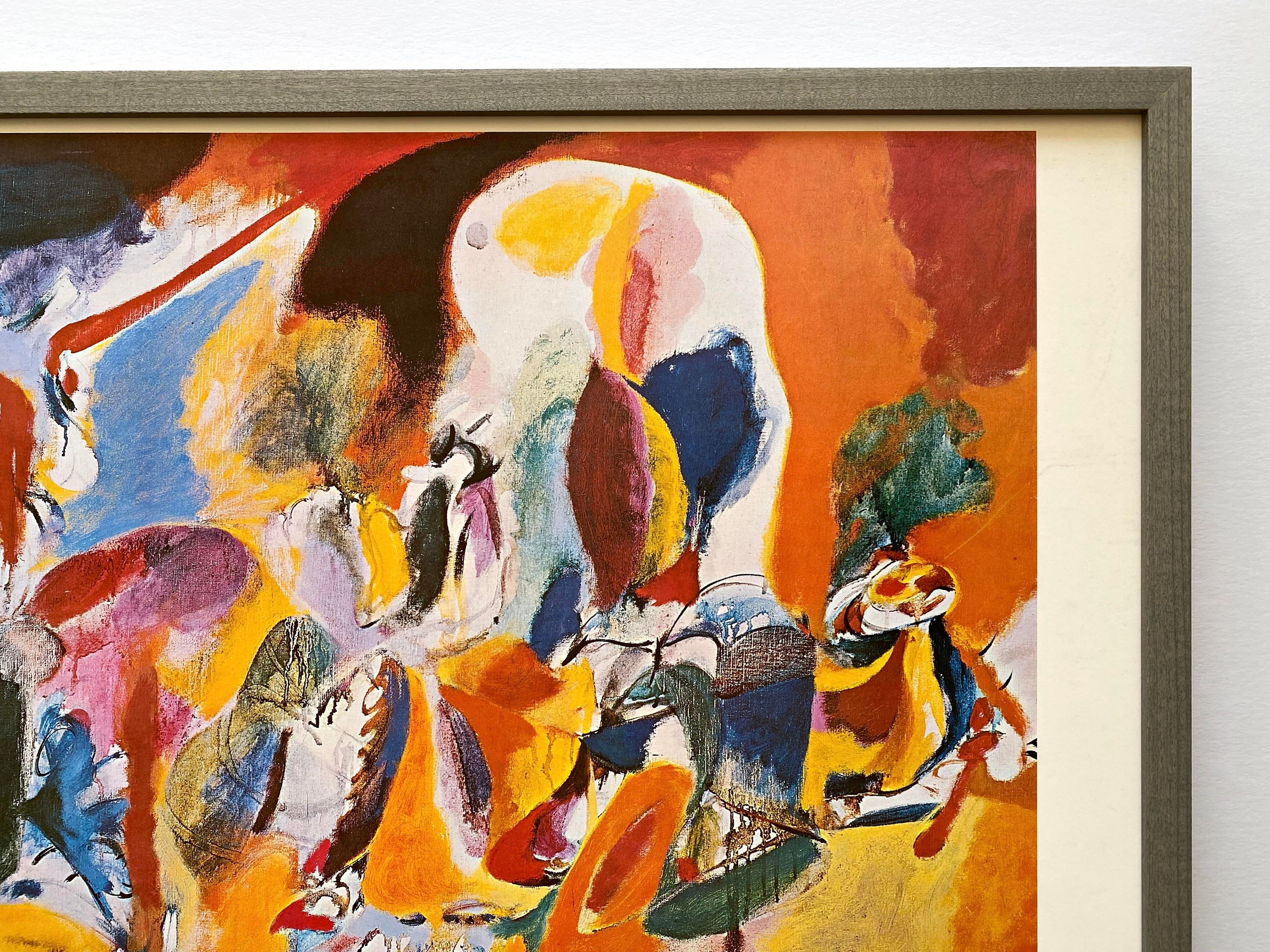 Arshile Gorky Estate Vintage 1998 Modernist Framed Abstract