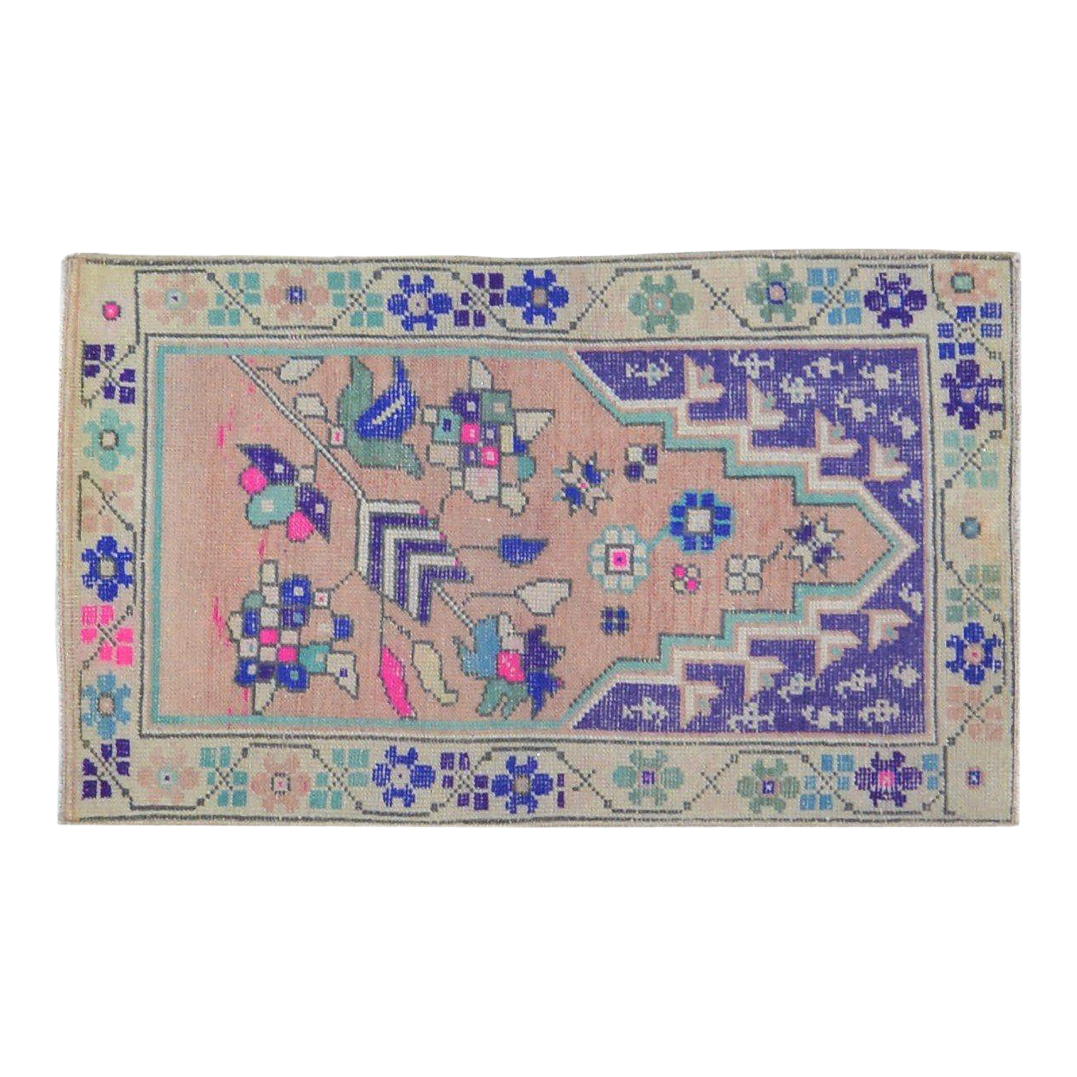 Vintage Turkish Anatolian Hand Knotted Wool Rug, 2\'3\'\'x4\'