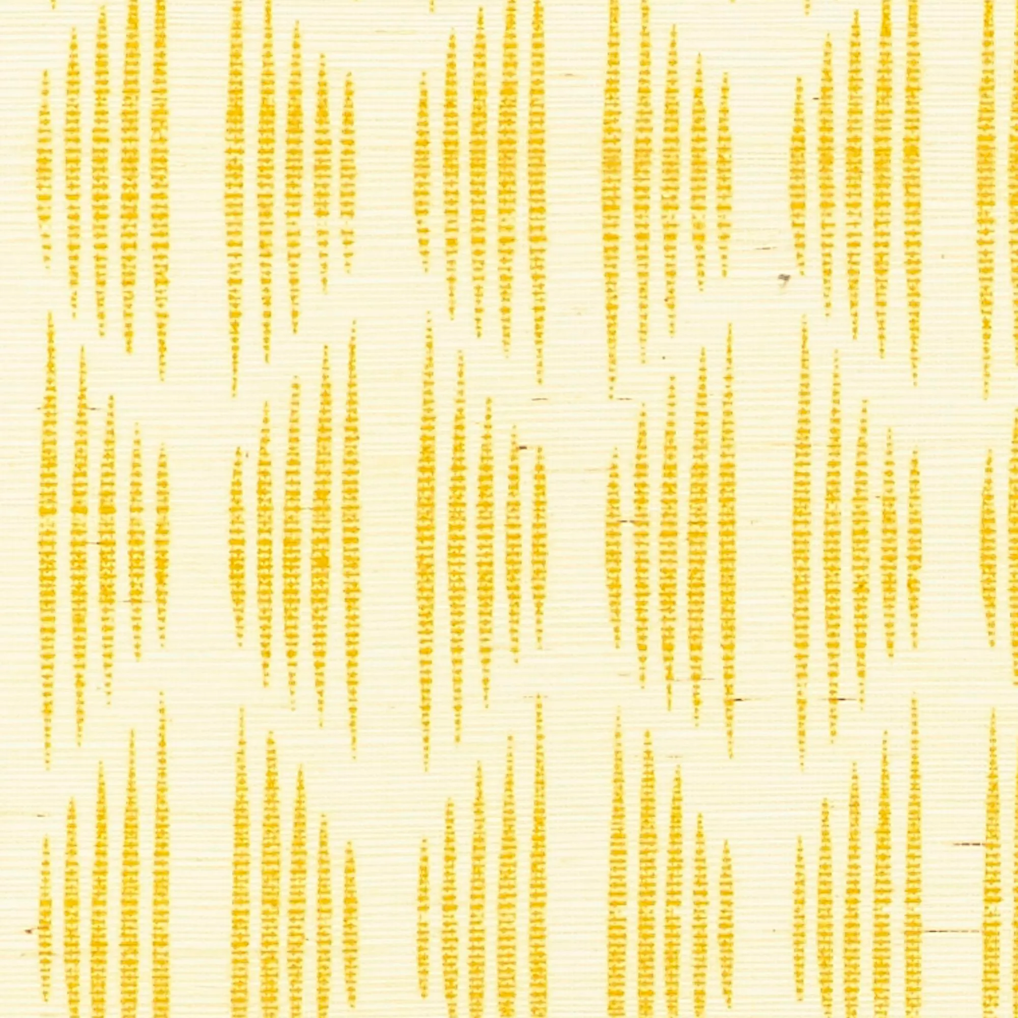 Schumacher X David Oliver Ovington Sisal Wallpaper In Yellow