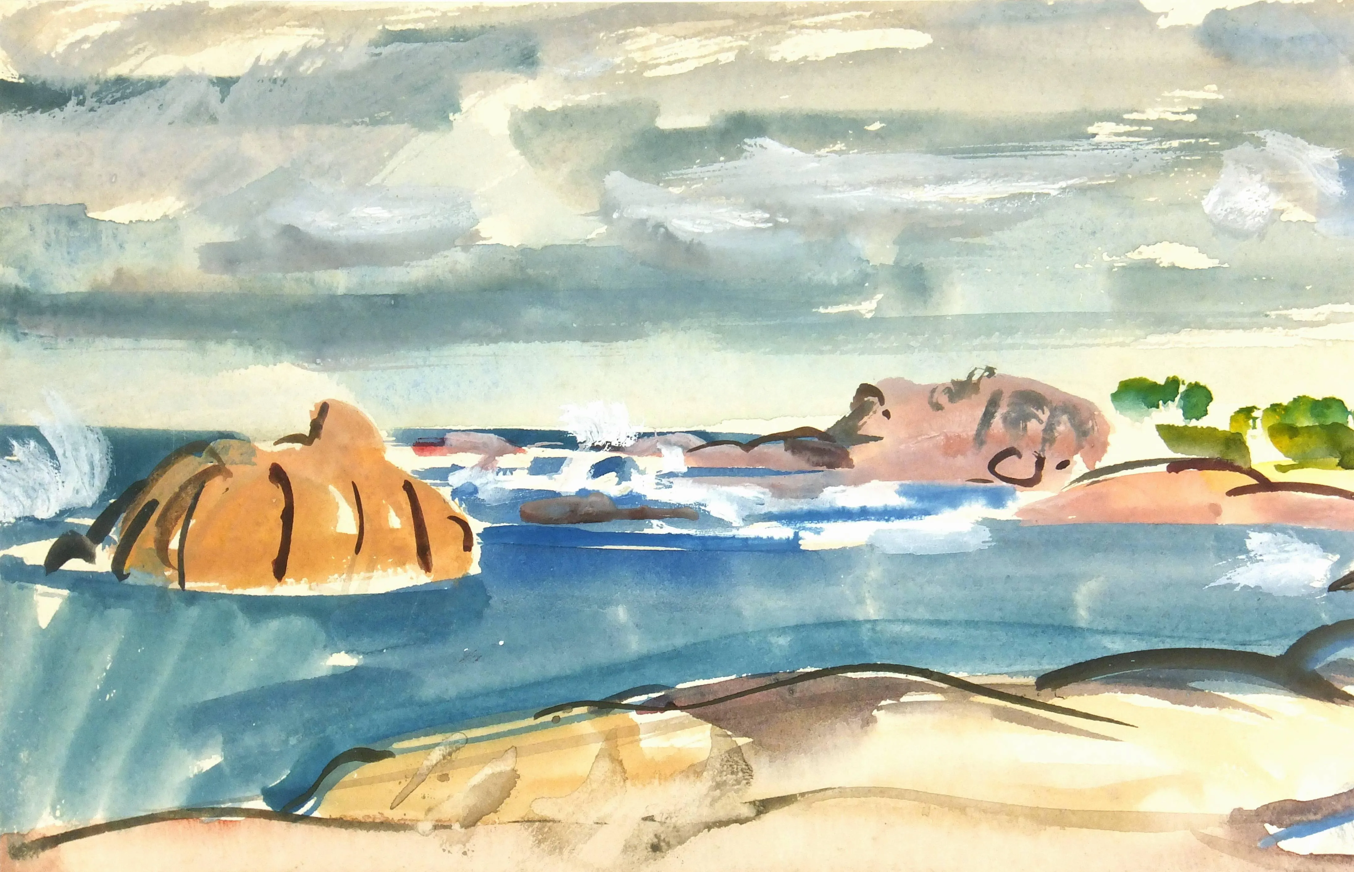 Madeleine Scali, Ocean Front Landscape