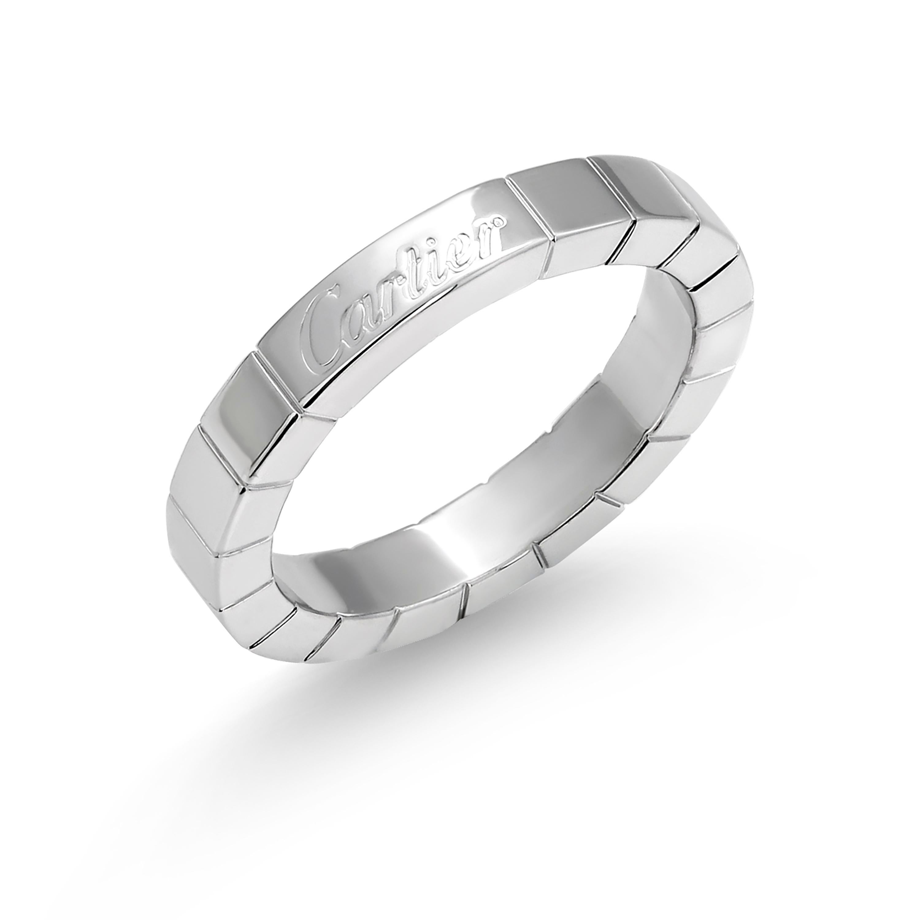 大人気★Cartier MAILLON PANTHERE WEDDING BAND★JP21〜JP32 CRB4083500 - Maillon Panthère wedding ring - White gold