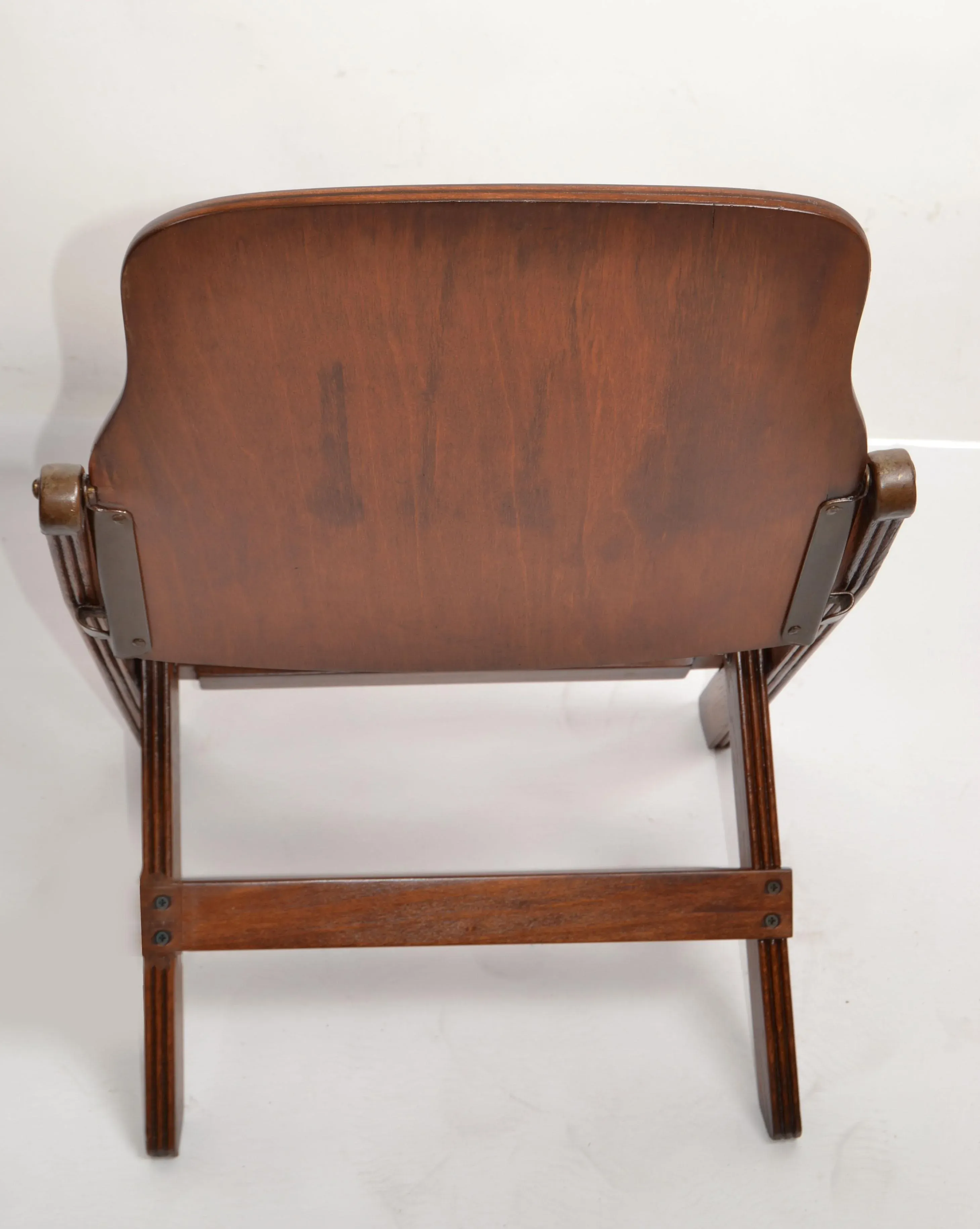 1940s Branded Plywood Folding Chair Nordmark American Seating