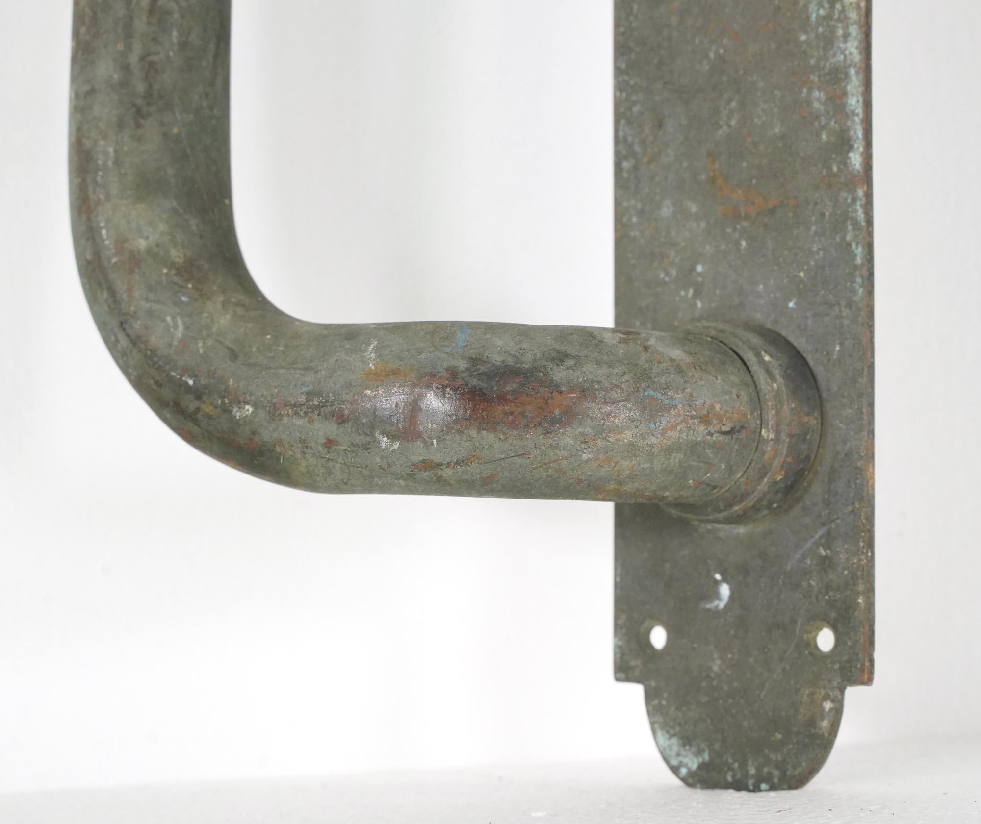 Vintage European 29.25 In. Tirez Brass Front Door Pull
