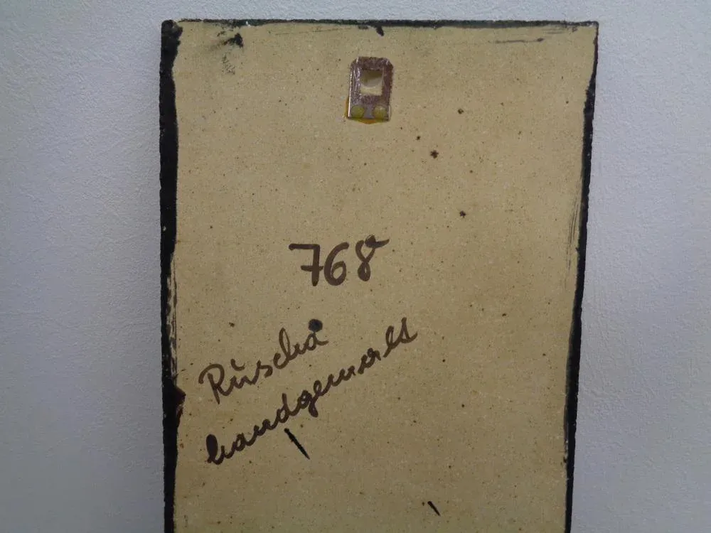 Vintage Ceramic 768 Plaque from Ruscha, 1970s