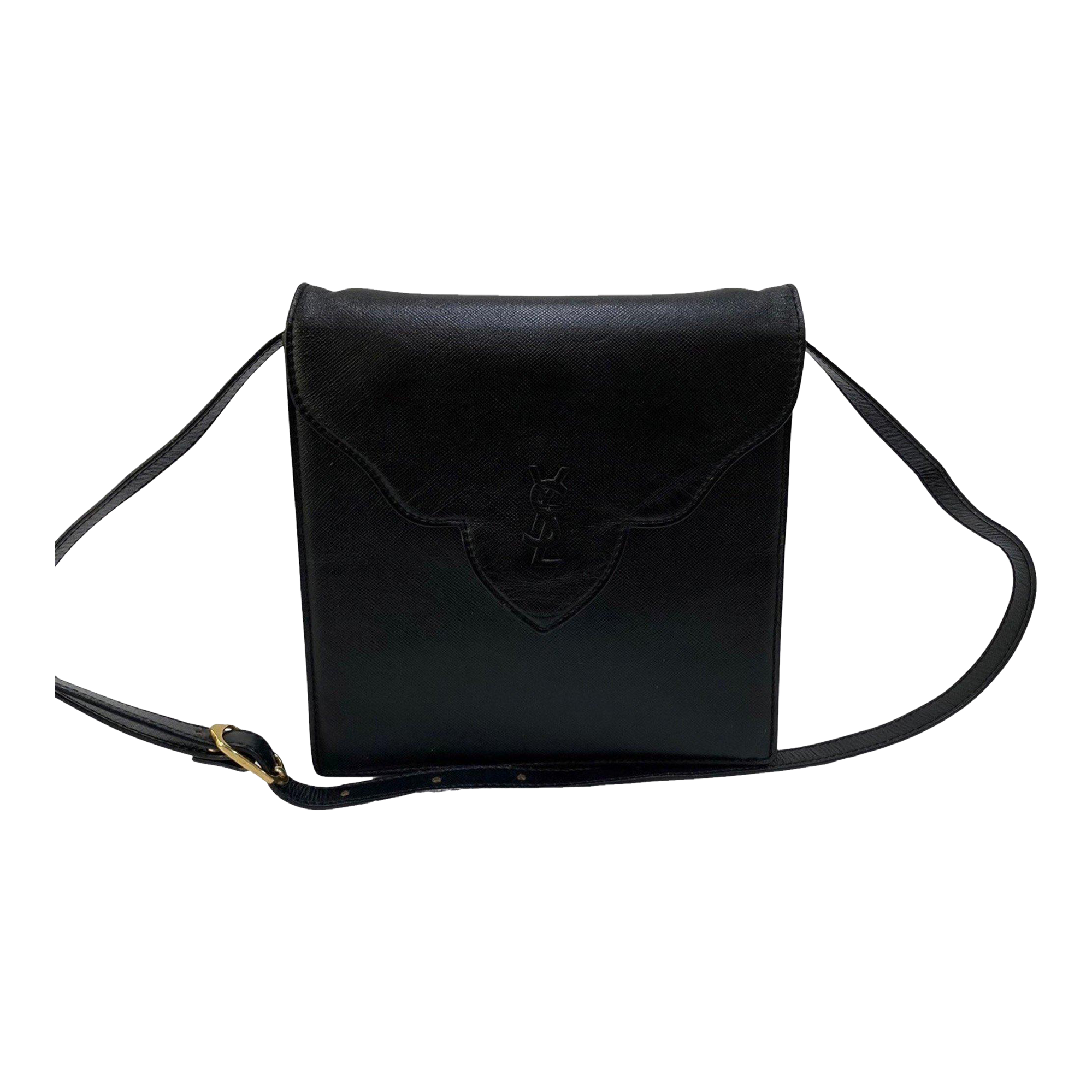 Yves Saint Laurent Ysl Logo Leather Genuine Mini Shoulder Bag