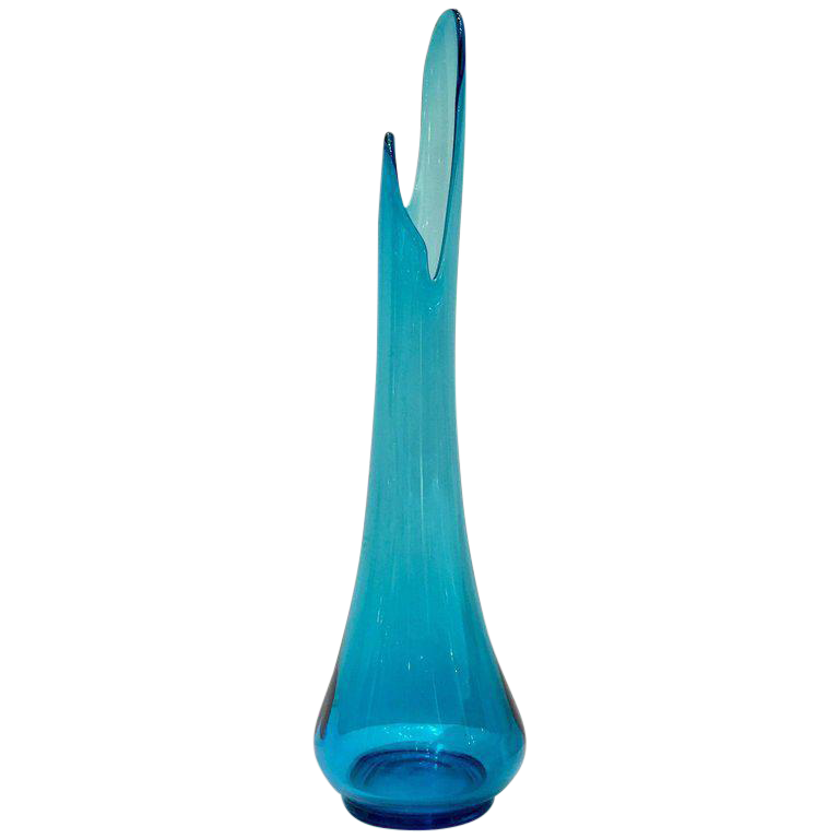 MidCentury Blown Glass Vase Chairish