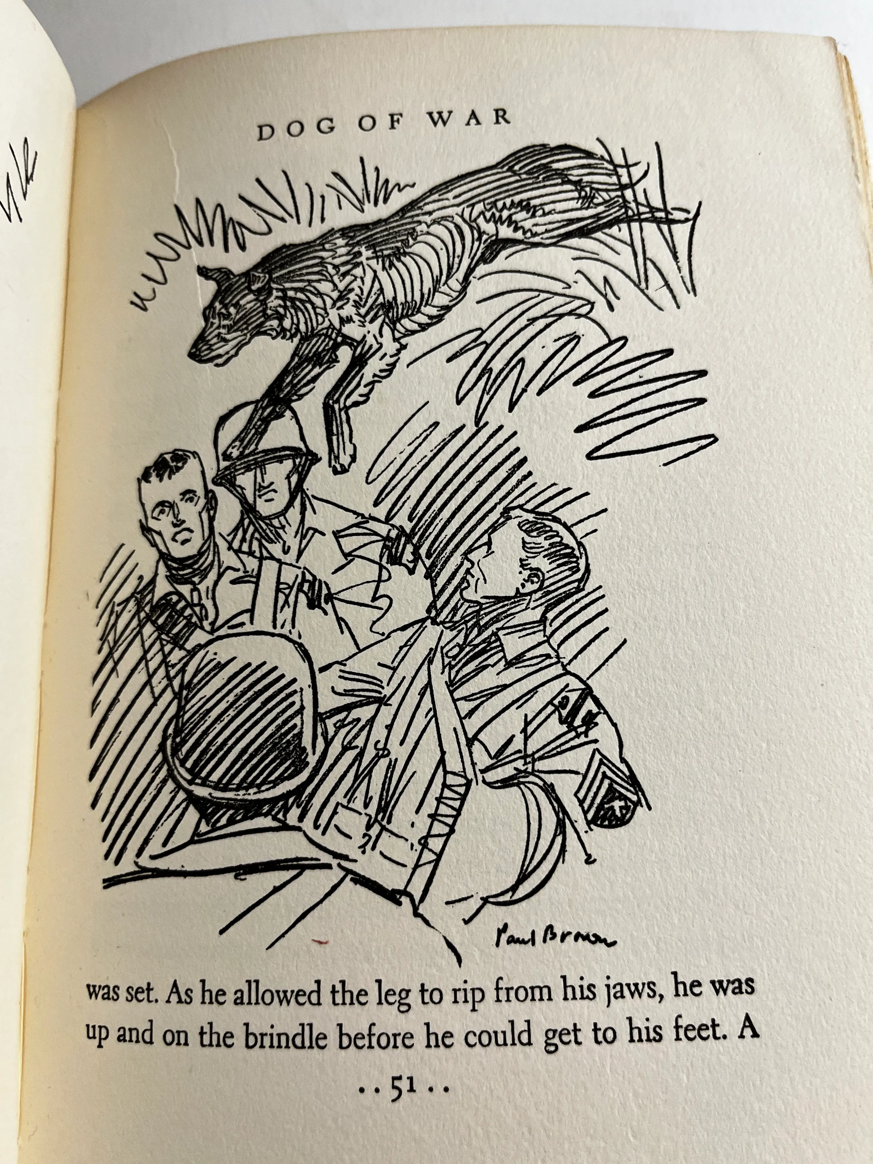 1944 Dog of War Fairfax Downey Book