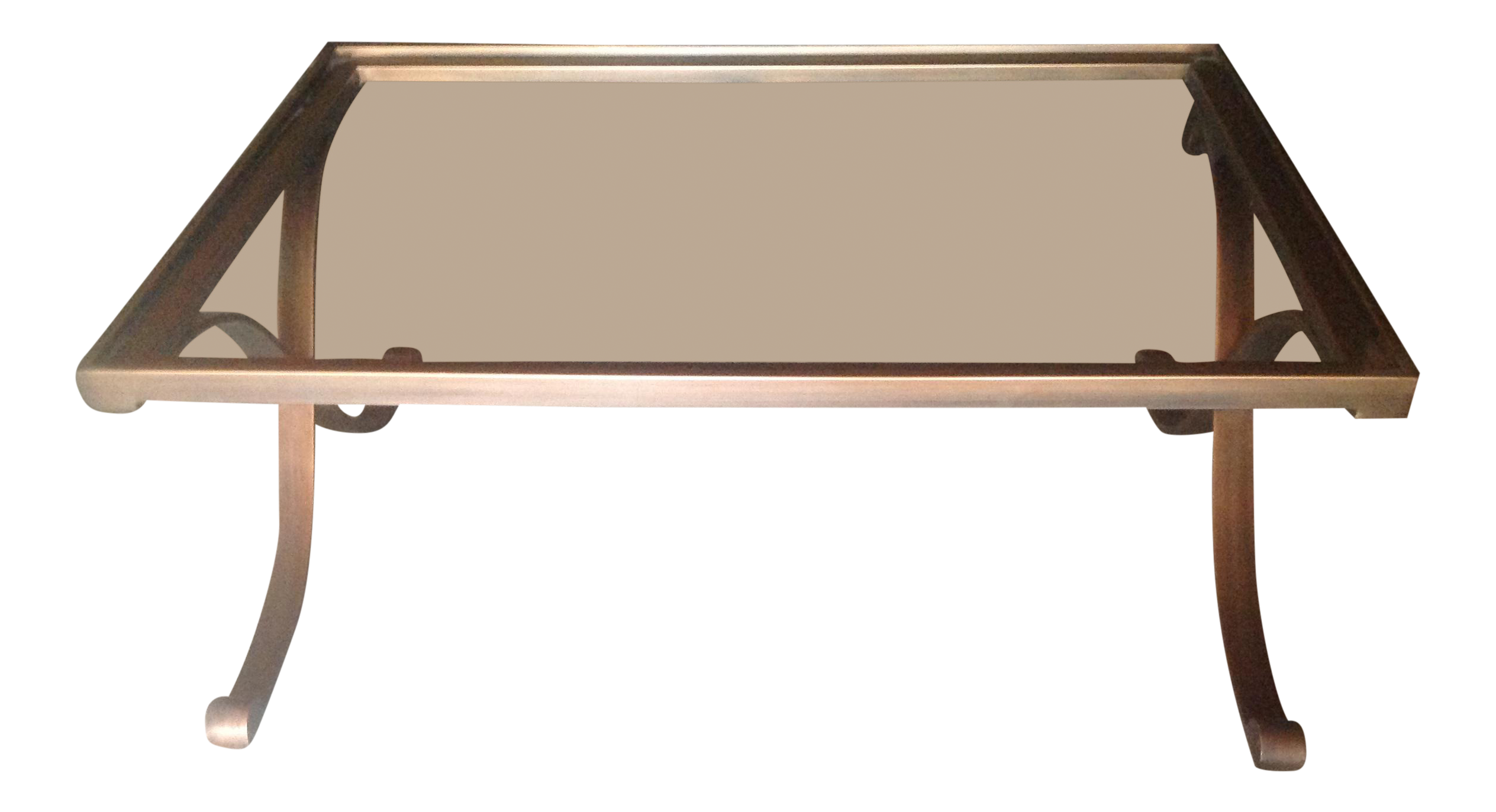 Modern Glass Top Coffee Table Chairish