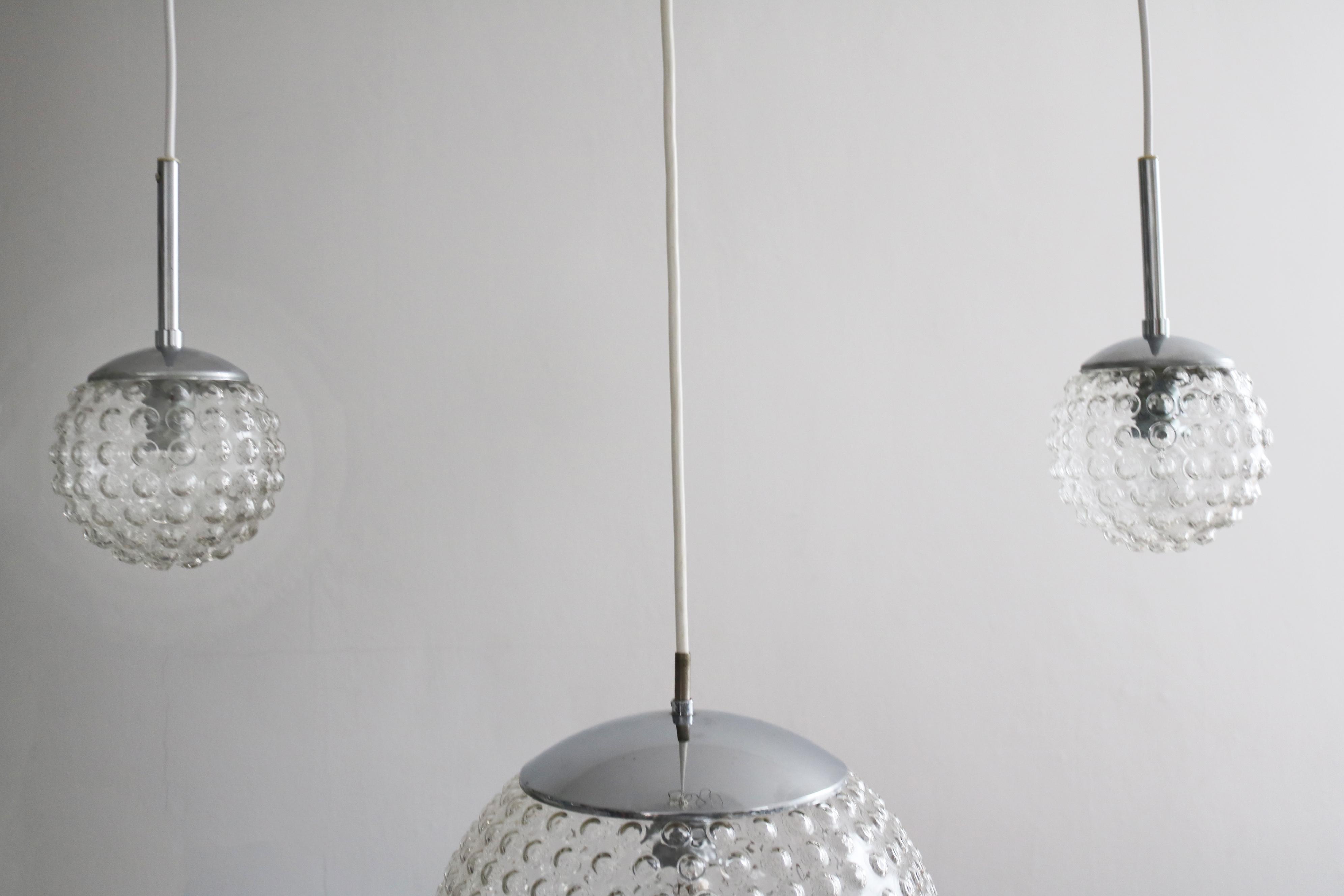 Vintage Pendant Lights by Rolf Krüger for Staff Leuchten, 1960s