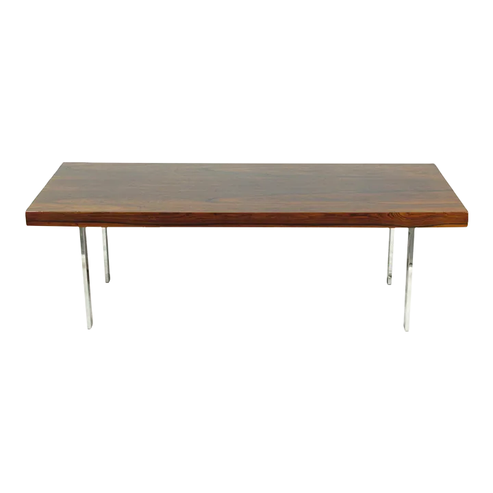1960s Milo Baughman Style Rosewood Coffee Table Chairish