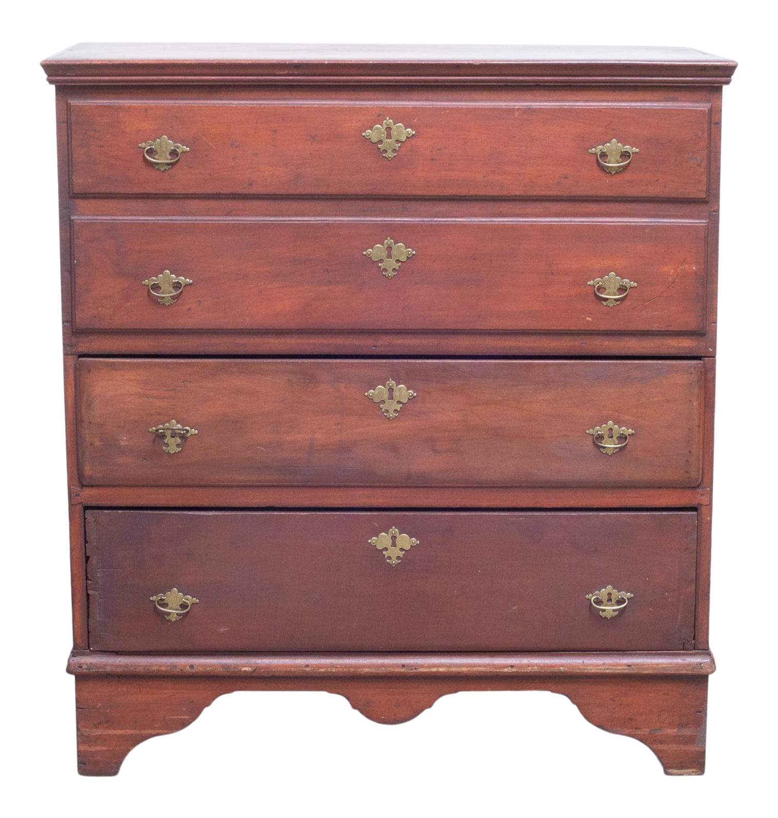 Early 18th C. New England Blanket Chest C. 1740 Chairish