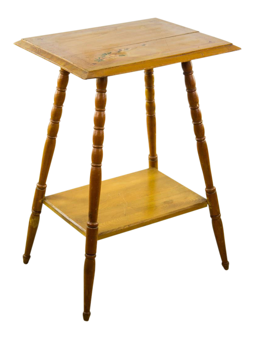Vintage American Rustic Pine Occasional Table Chairish