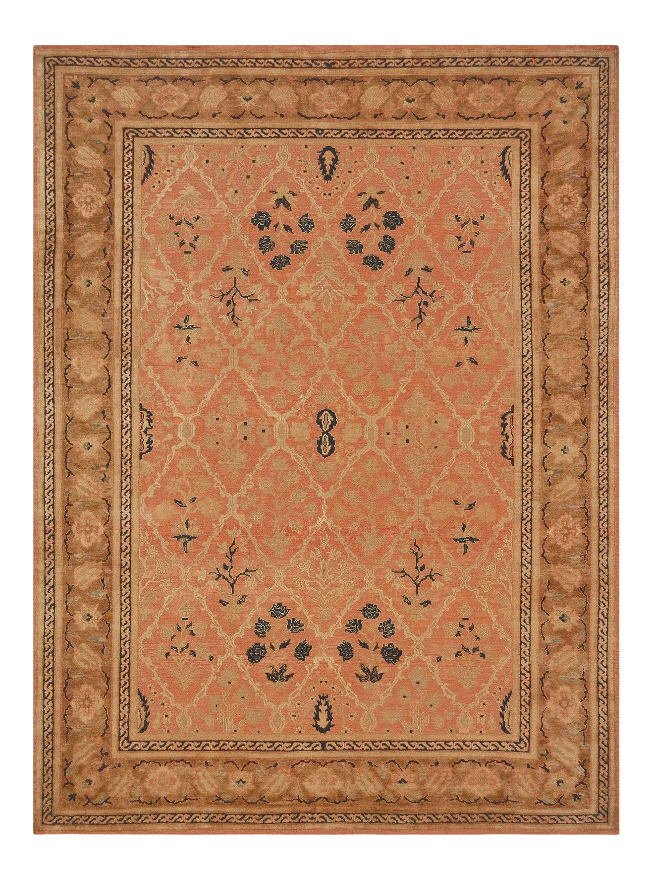 Mansour Handwoven Agra Rug | Chairish