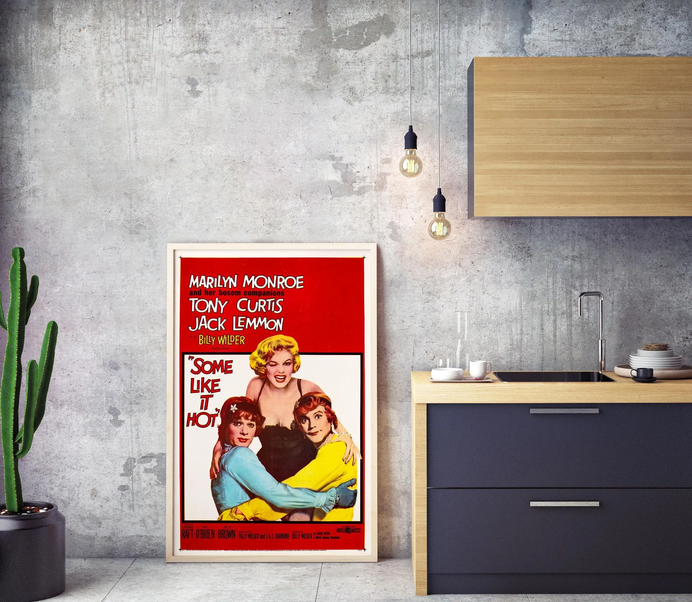 Some Like It Hot Original Vintage Movie Poster, American, 1959