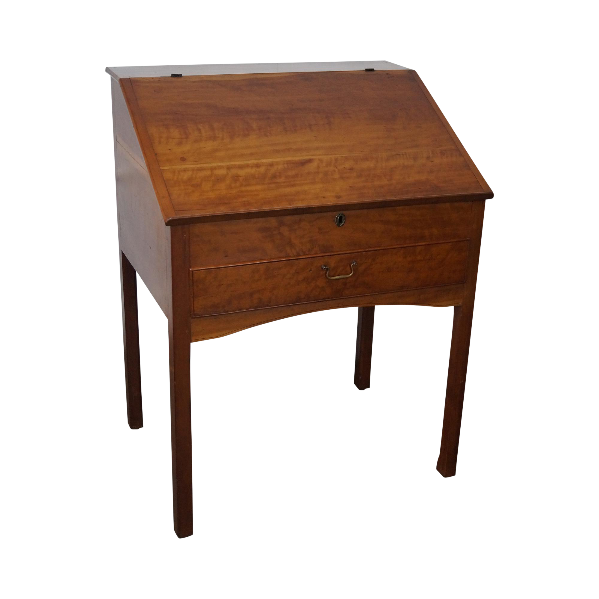 19th C. Cherry School Master's Desk Chairish