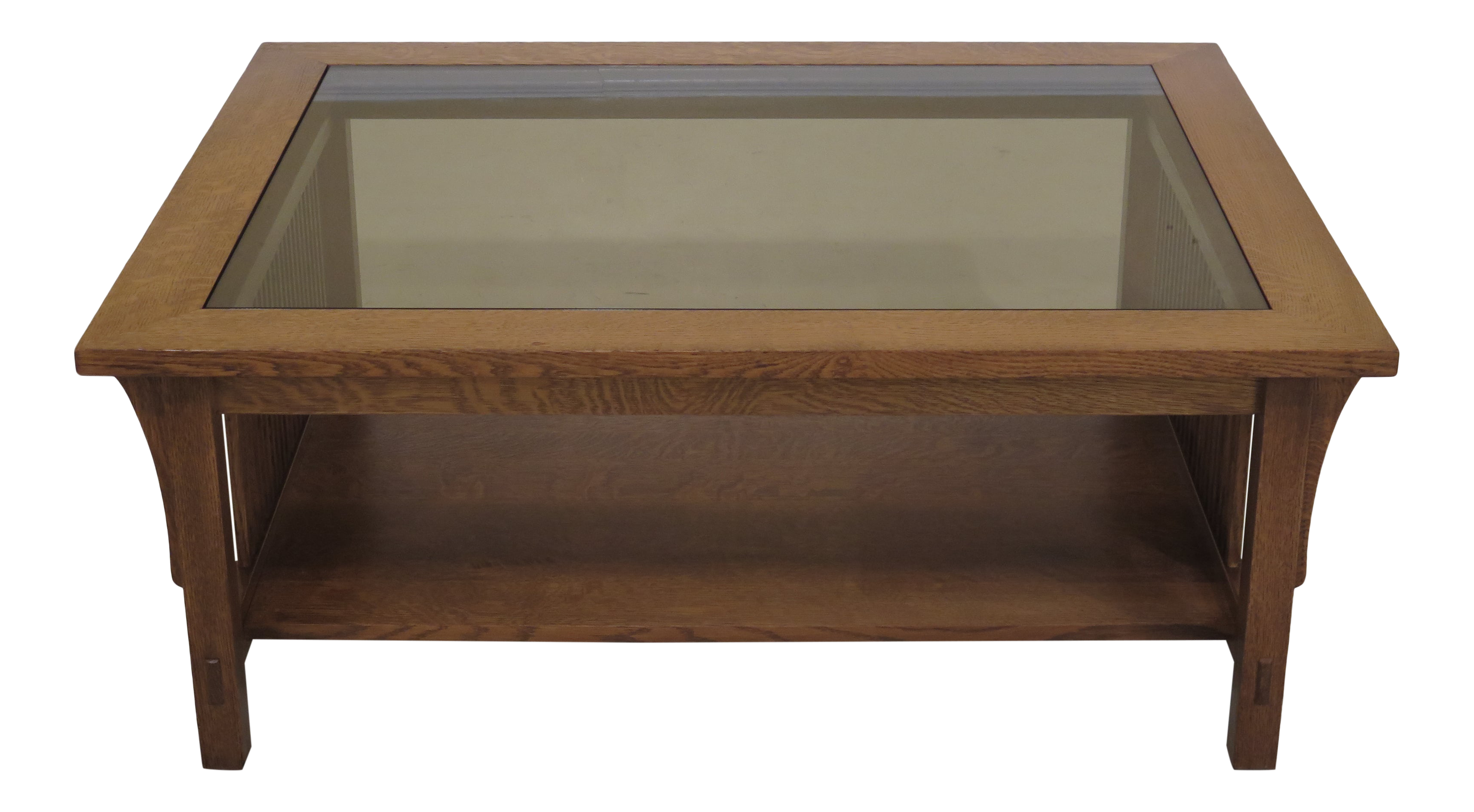 Stickley Mission Oak Spindled Sides Coffee Table Chairish