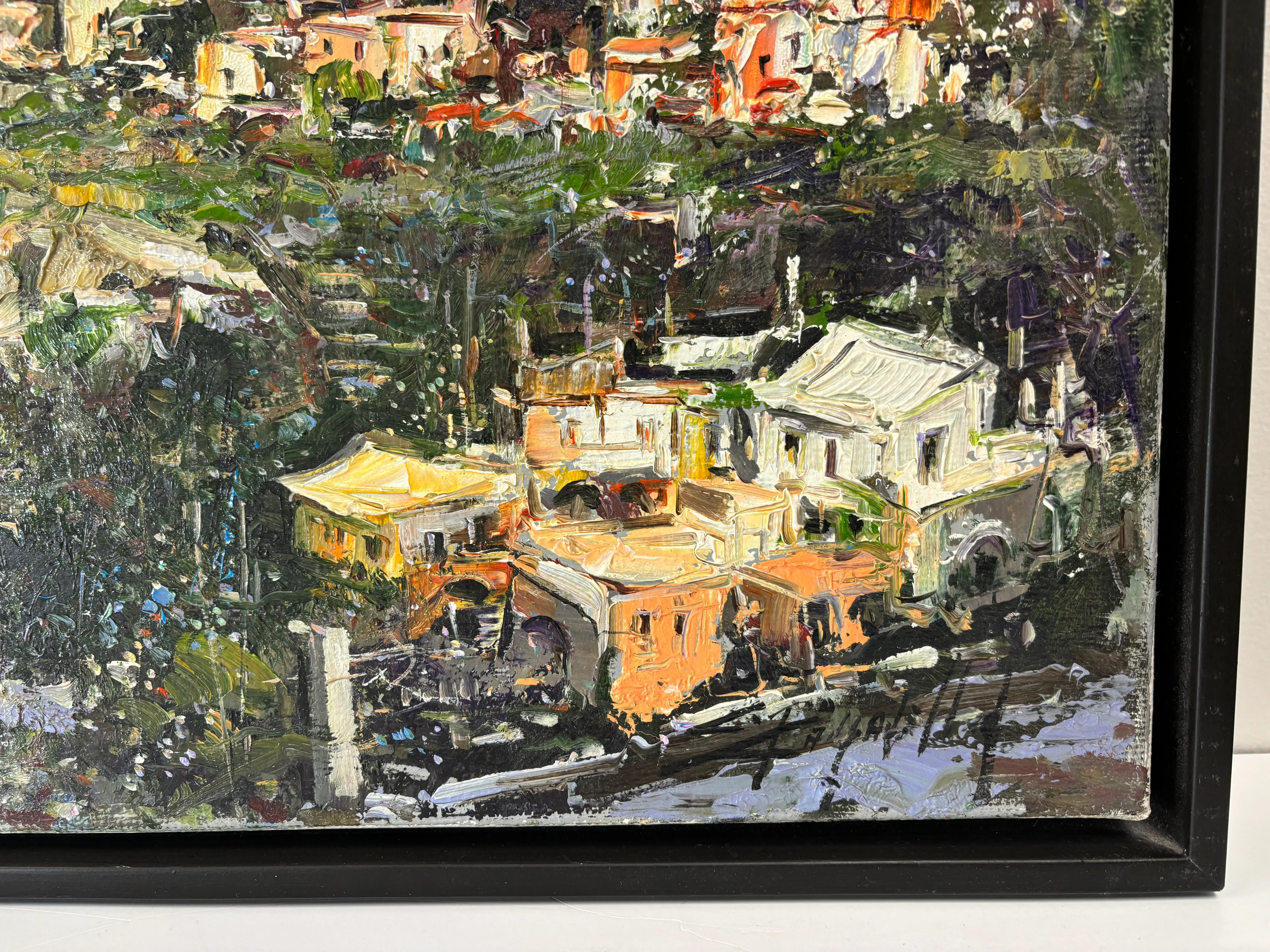 Ciro Canzanella 港の風景 油彩画 Ciro Canzanella 港の風景 油彩画 Ciro Canzanella 港の風景 油彩画