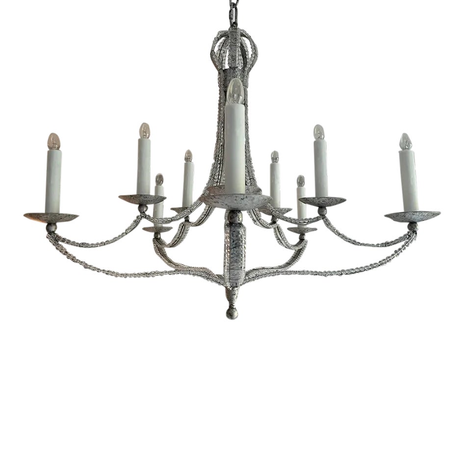 Contemporary David Iatesta Lorraine Chandelier | Chairish
