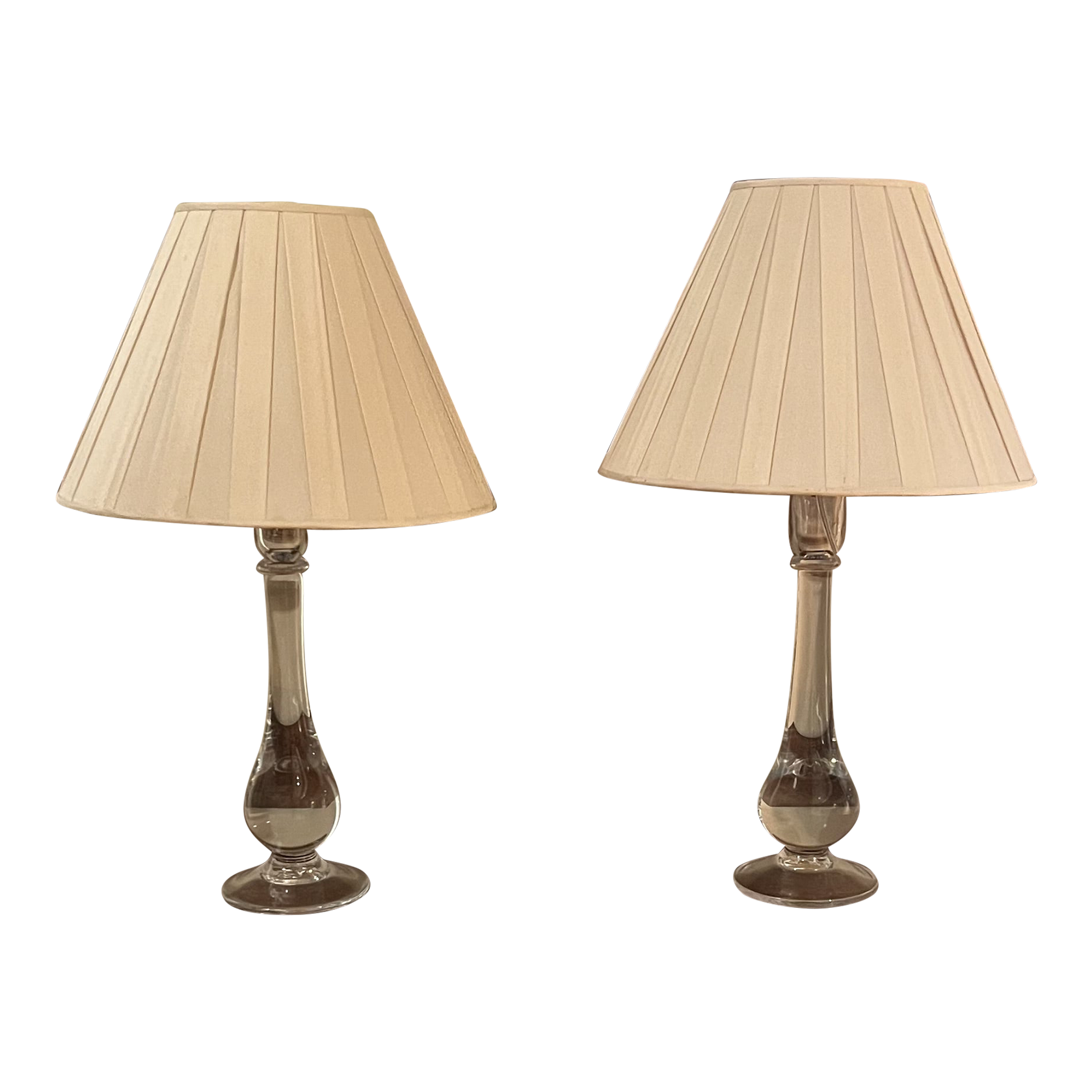 Simon Pearce Pomfret Lamps A Pair Chairish