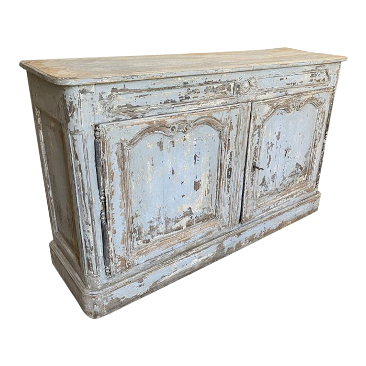 Blue Gray Sideboard French Early 19th Century Louis Xiv Style Buffet