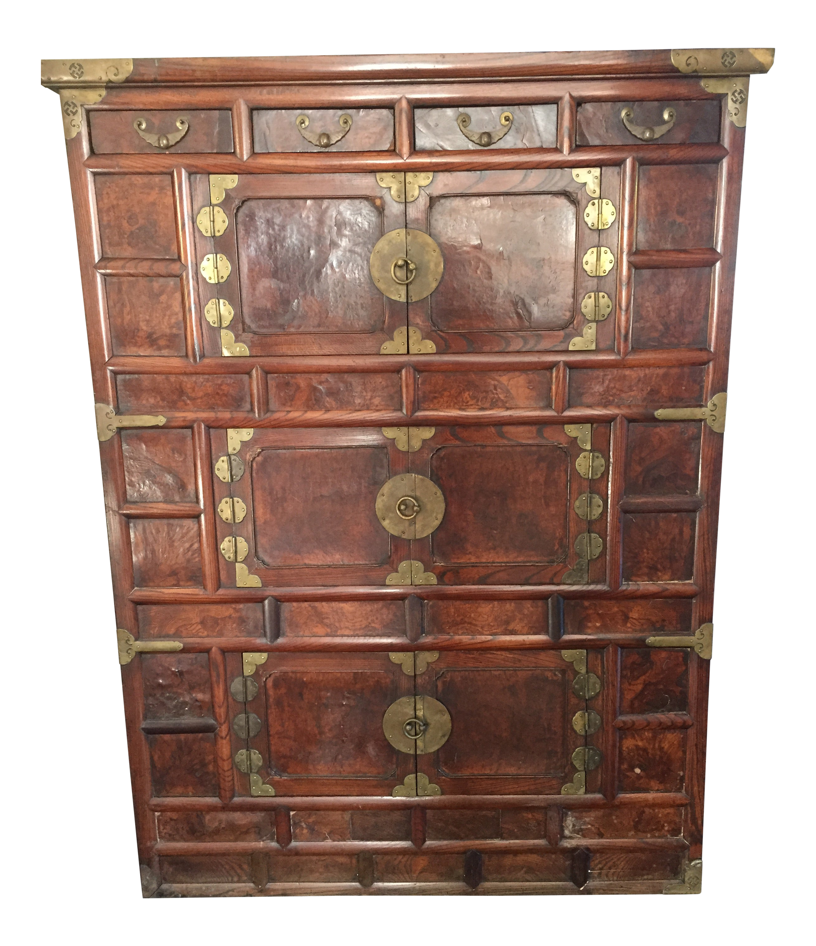 19th Century Antique Korean Cabinet Chairish