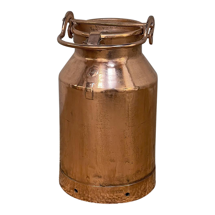 Antique Polish Copper Milk Can Chairish