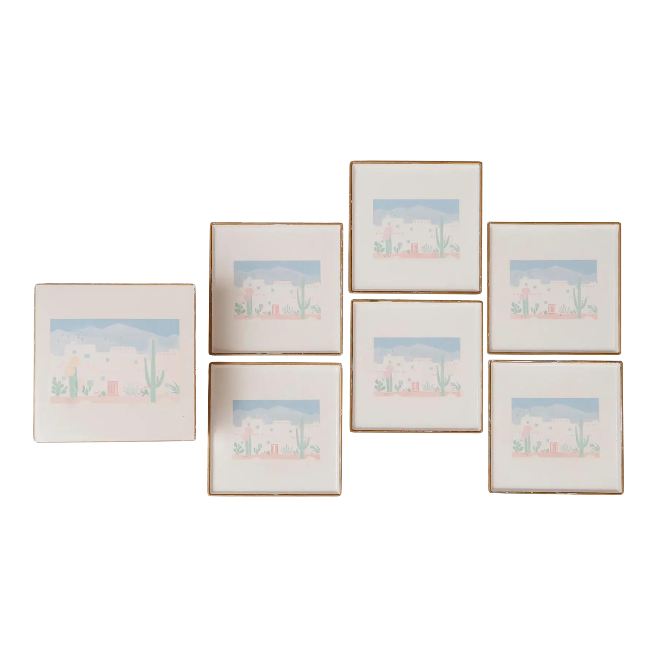 Southwestern Coasters by Otagiri - Set of 6