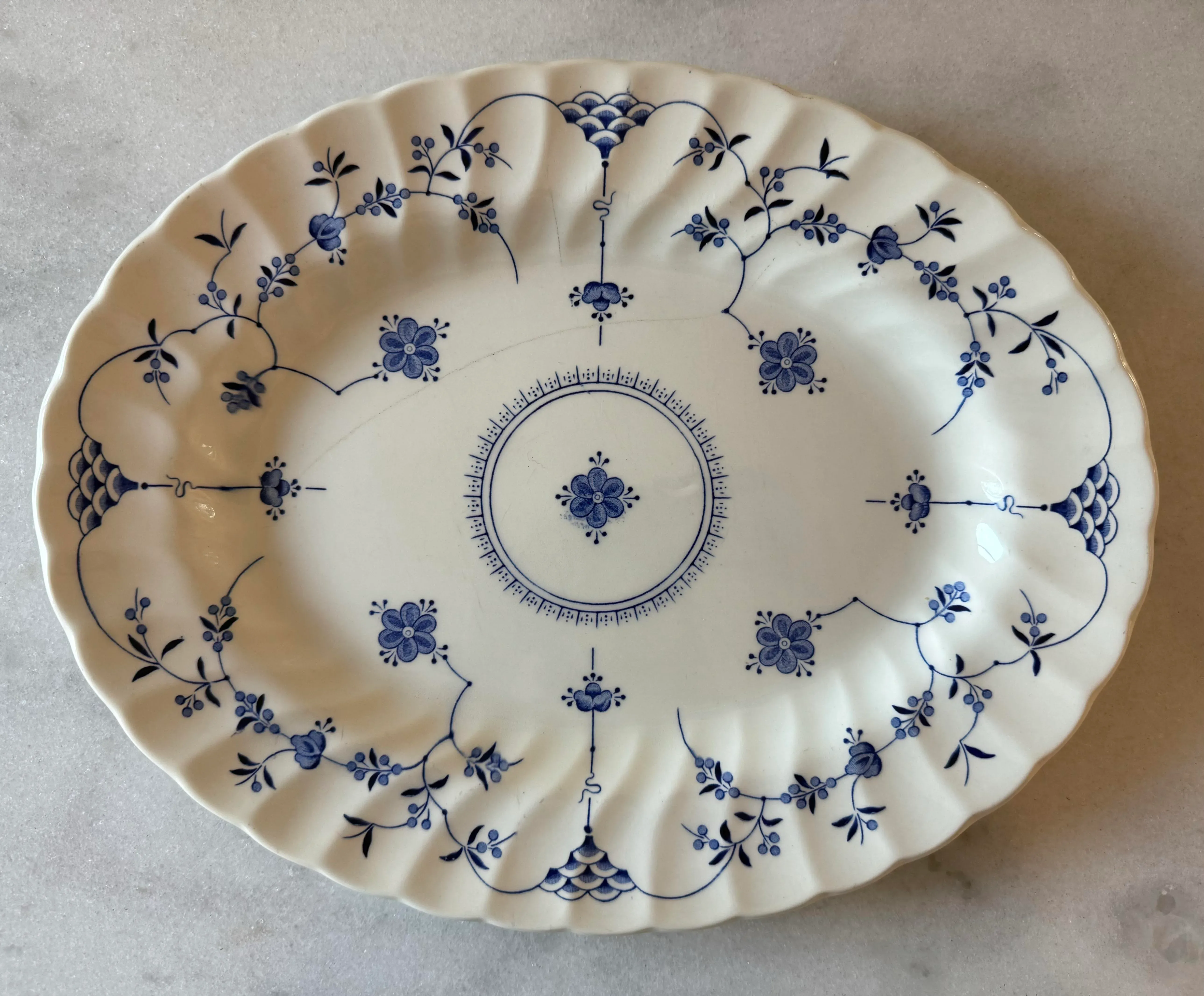 Vintage Oval Finlandia Serving Platter by Myott Staffordshire