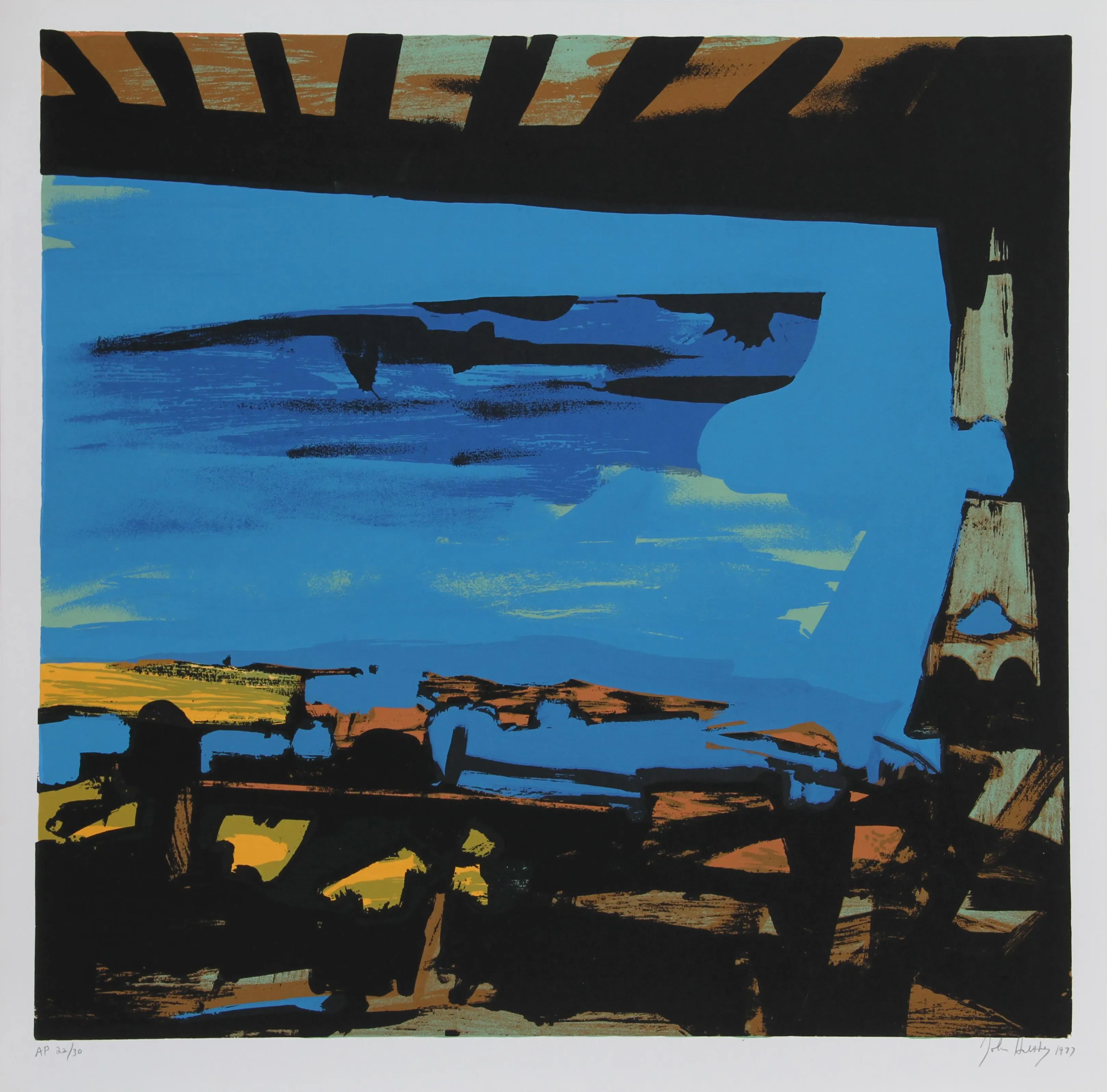 John Hultberg, Sinking Ship, Silkscreen