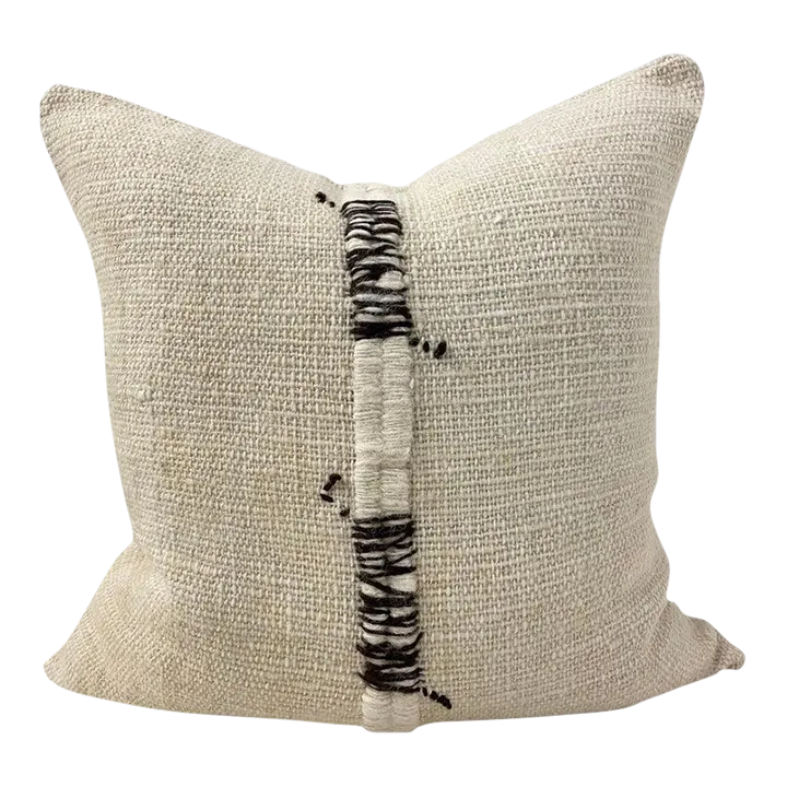Nikko Hand Made Wool Pillow Chairish