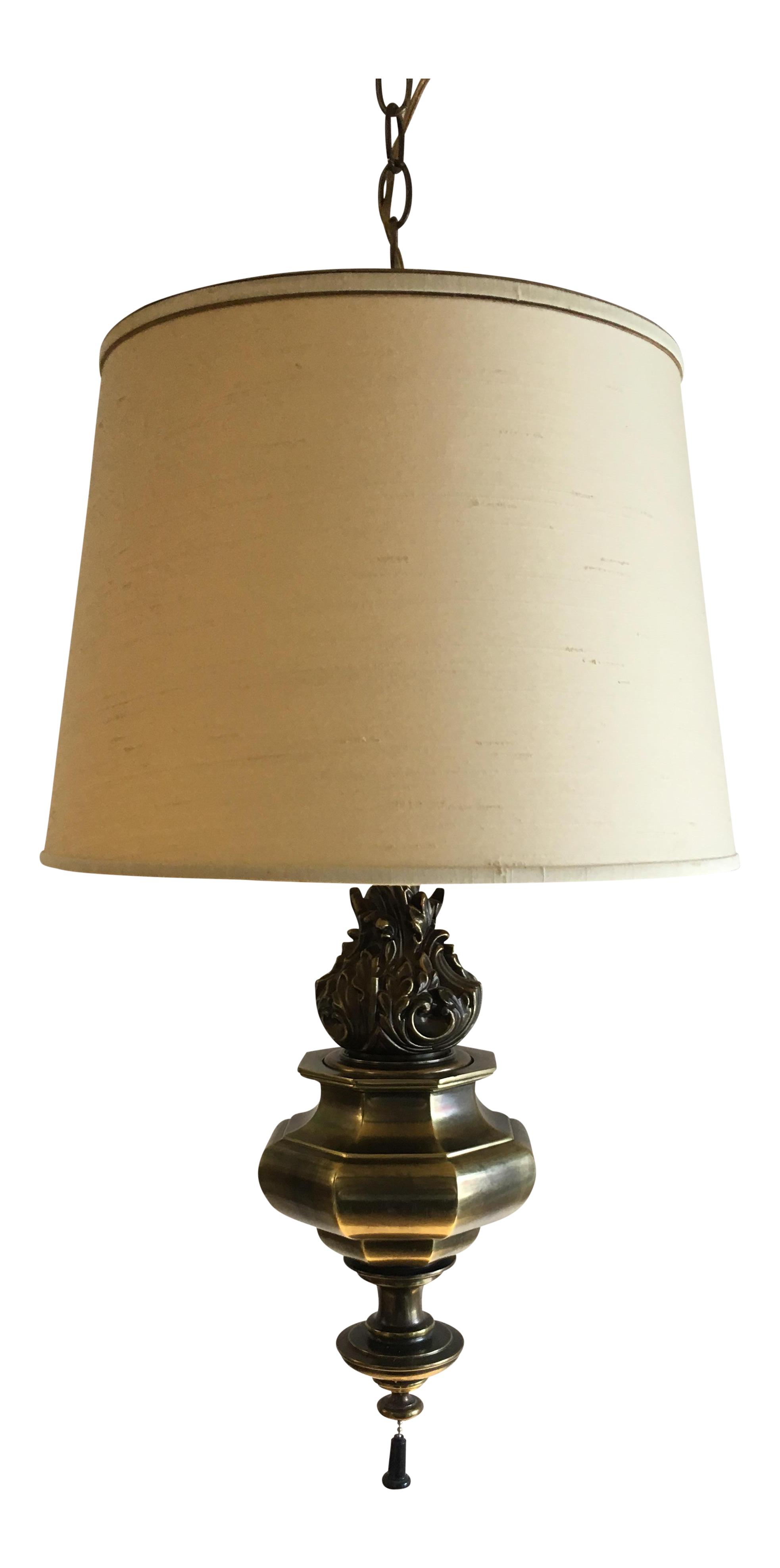 MidCentury Stiffel Brass Swag Lamp Chairish