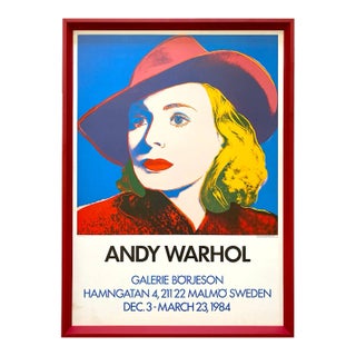 Andy Warhol Vintage 1983 Pop Art Silkscreen Print 