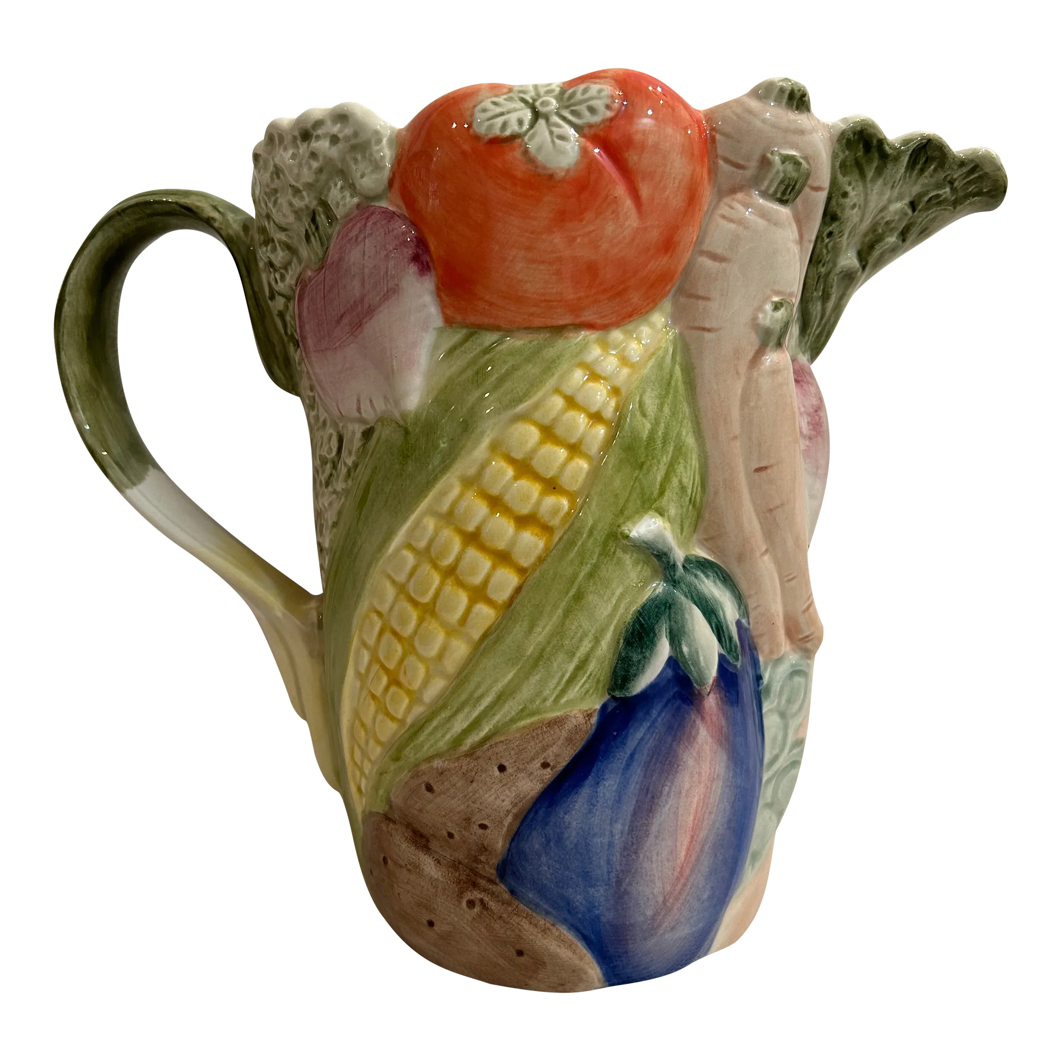 水差し　ヴィンテージ品 / フィッツアンドフロイド Fitz and Floyd Fitz & Floyd Snowy Woods Vase 14.75